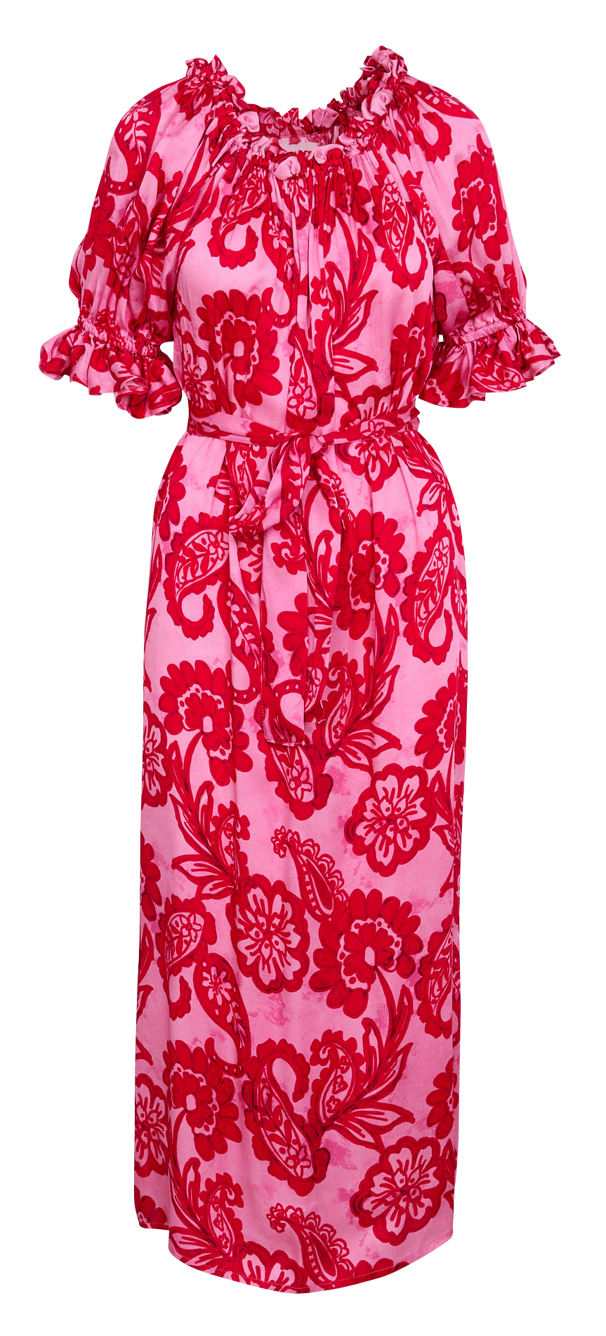 Vestido largo con estampado SUNDRESS Multicolor