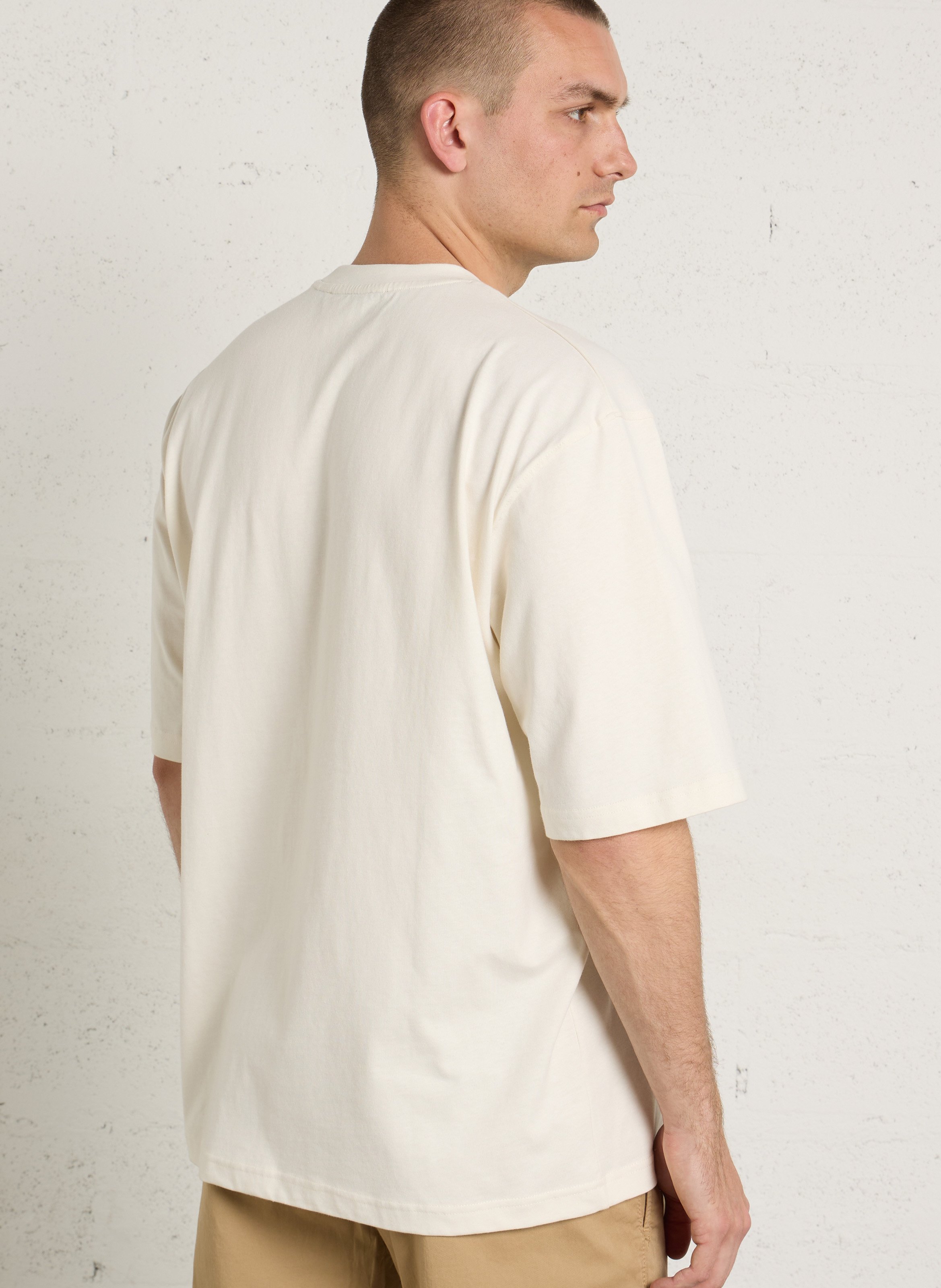 Oversized printed cotton t-shirt CHEVIGNON White