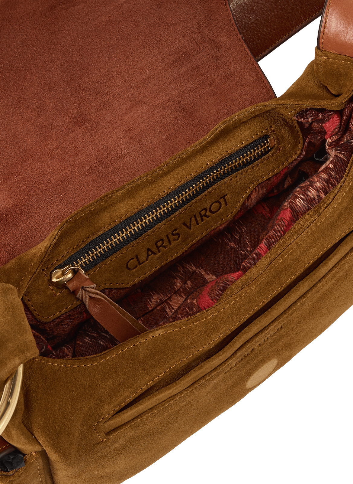 Brieftasche aus Leder CLARIS VIROT Braun