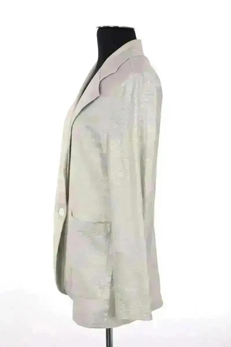 Blazer MAJESTIC FILATURES - SECONDE MAIN Argent