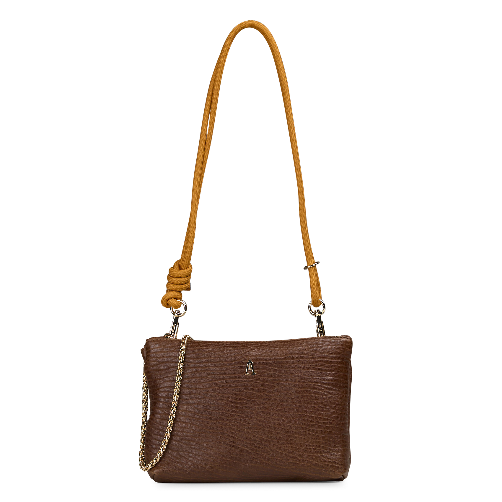 Dori leather shoulder bag CRAIE STUDIO Brown