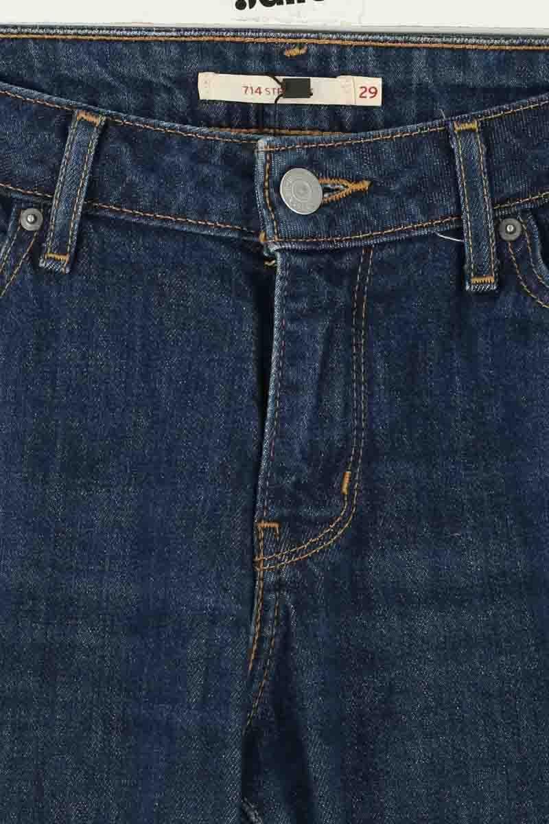 Jean droit 714 LEVI'S - Seconde main Bleu