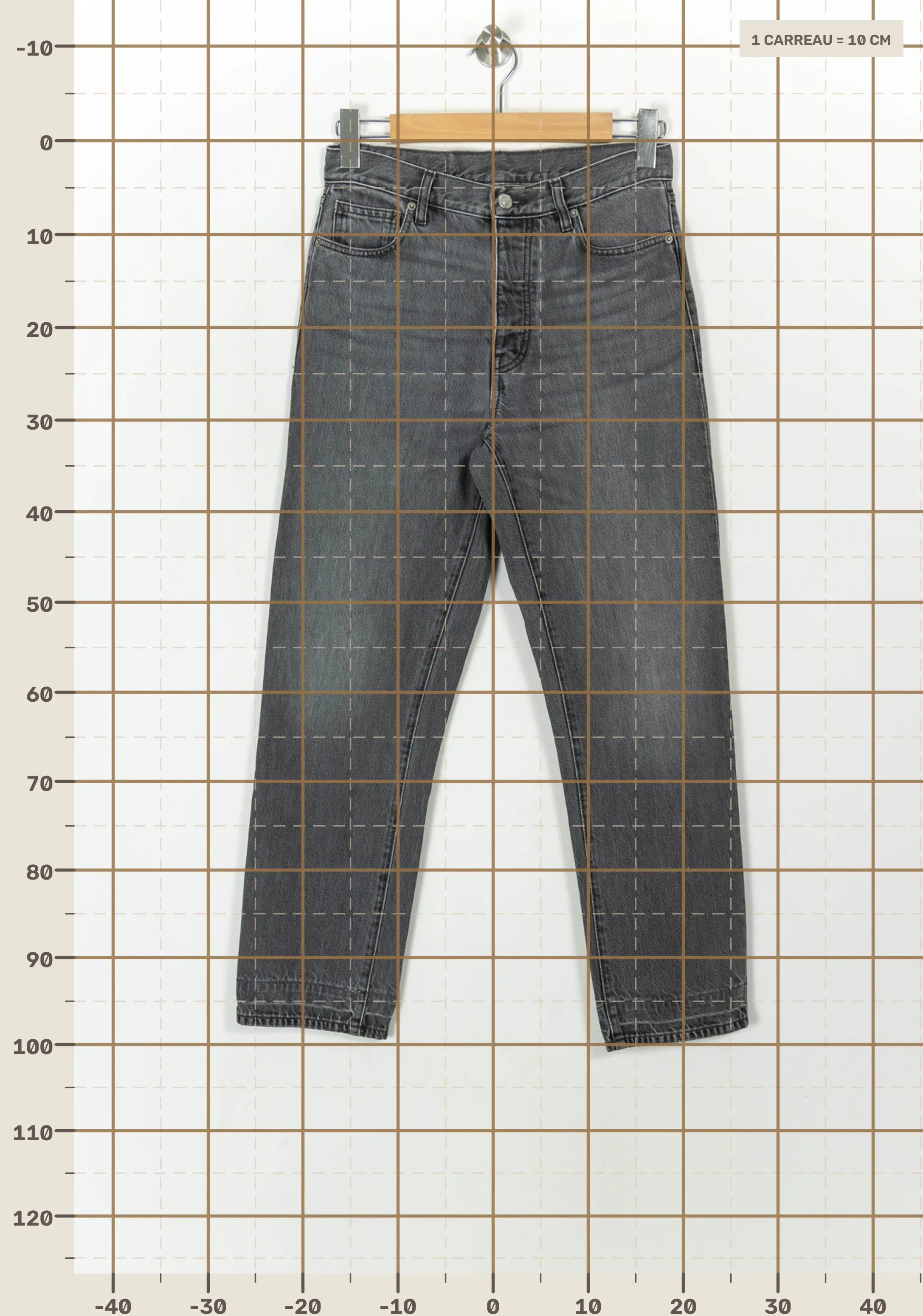 Jeans BELLEROSE - Seconde Main Grey