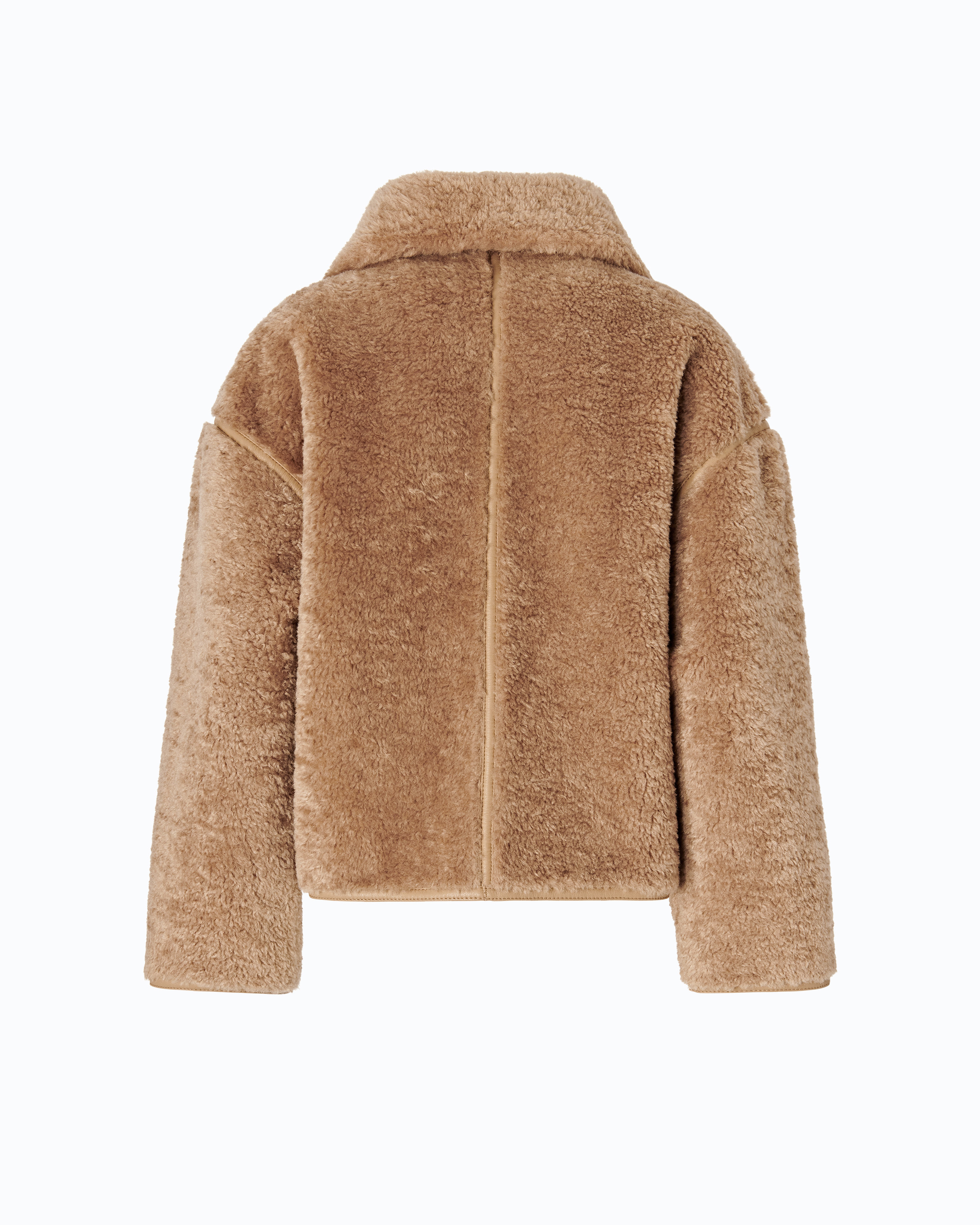 Caban façon shearling PINKO Beige