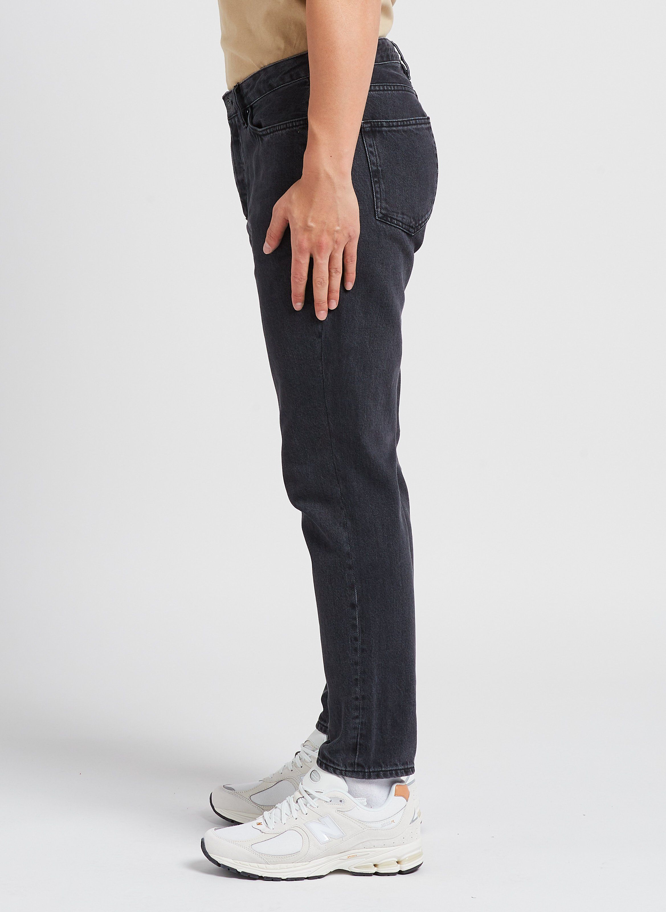Straightleg Cotton Jeans Black Poivre Et Sel American Vintage Men