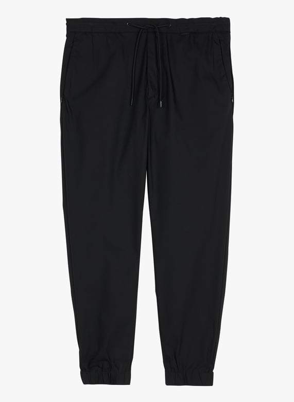 Jogging en coton mélangé Noir Calvin klein Homme Place des