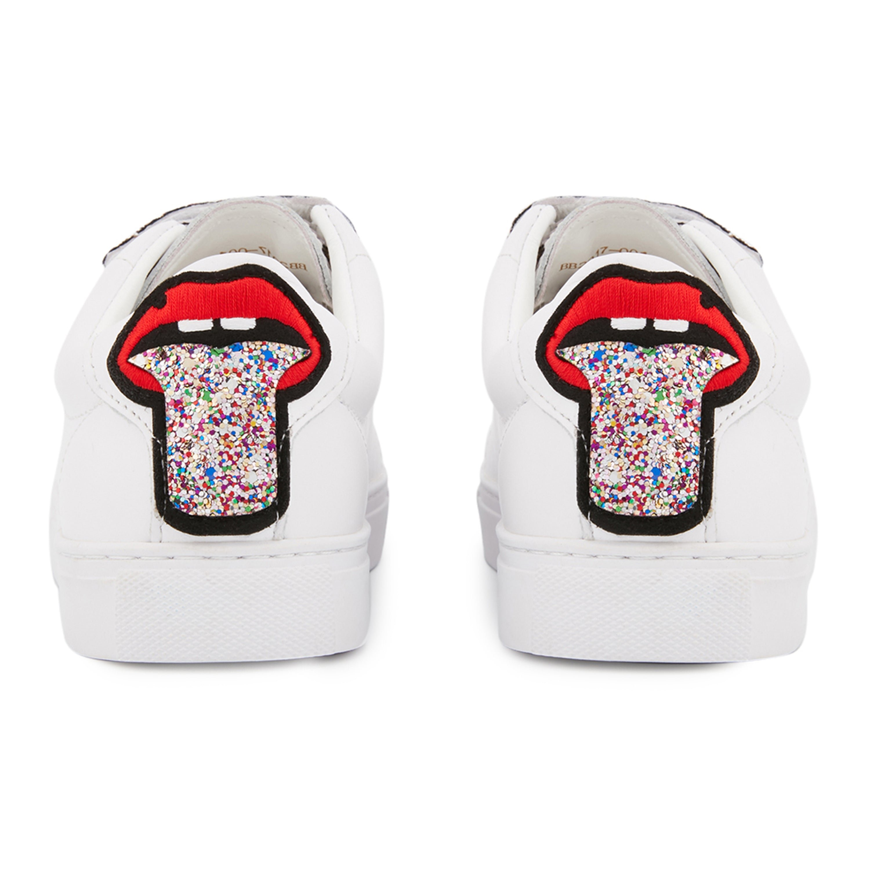 Leather sneakers BONS BAISERS PARIS White