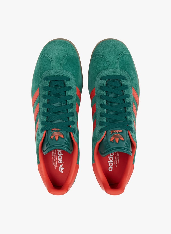 Niedrige Sneaker Aus Veloursleder mix Collegiate Green preloved