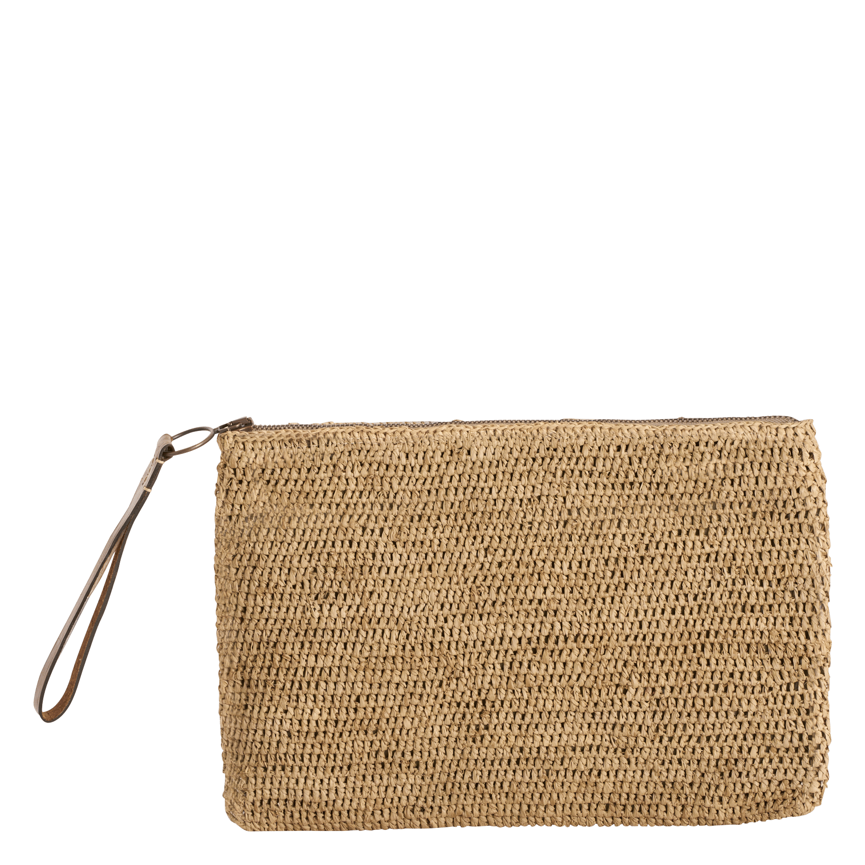 Pochette en raphia IBELIV Beige