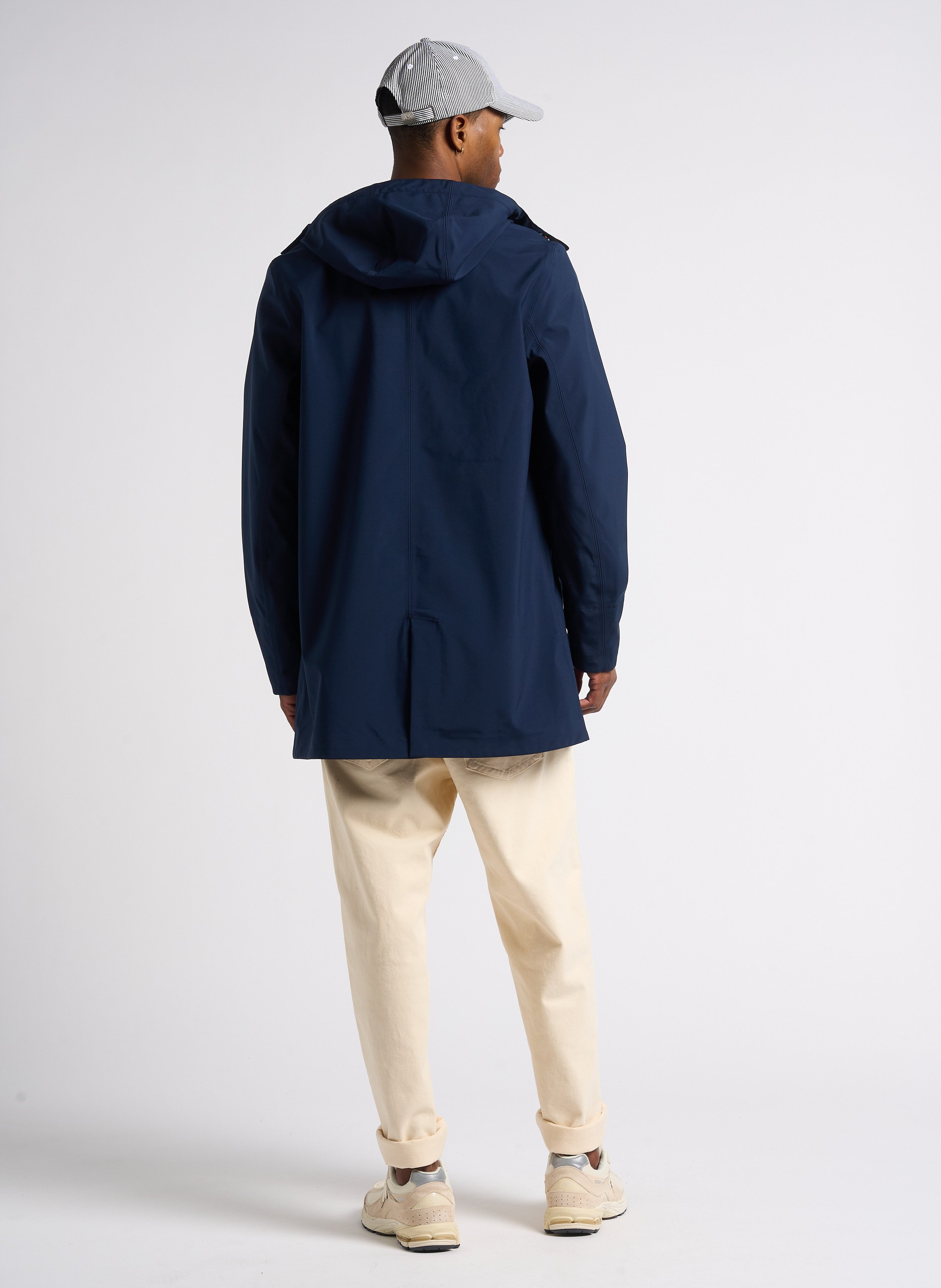 Parka ample col montant à capuche  K-WAY Bleu