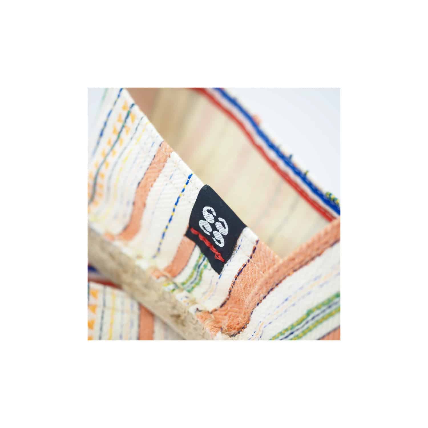 Striped espadrilles Beige