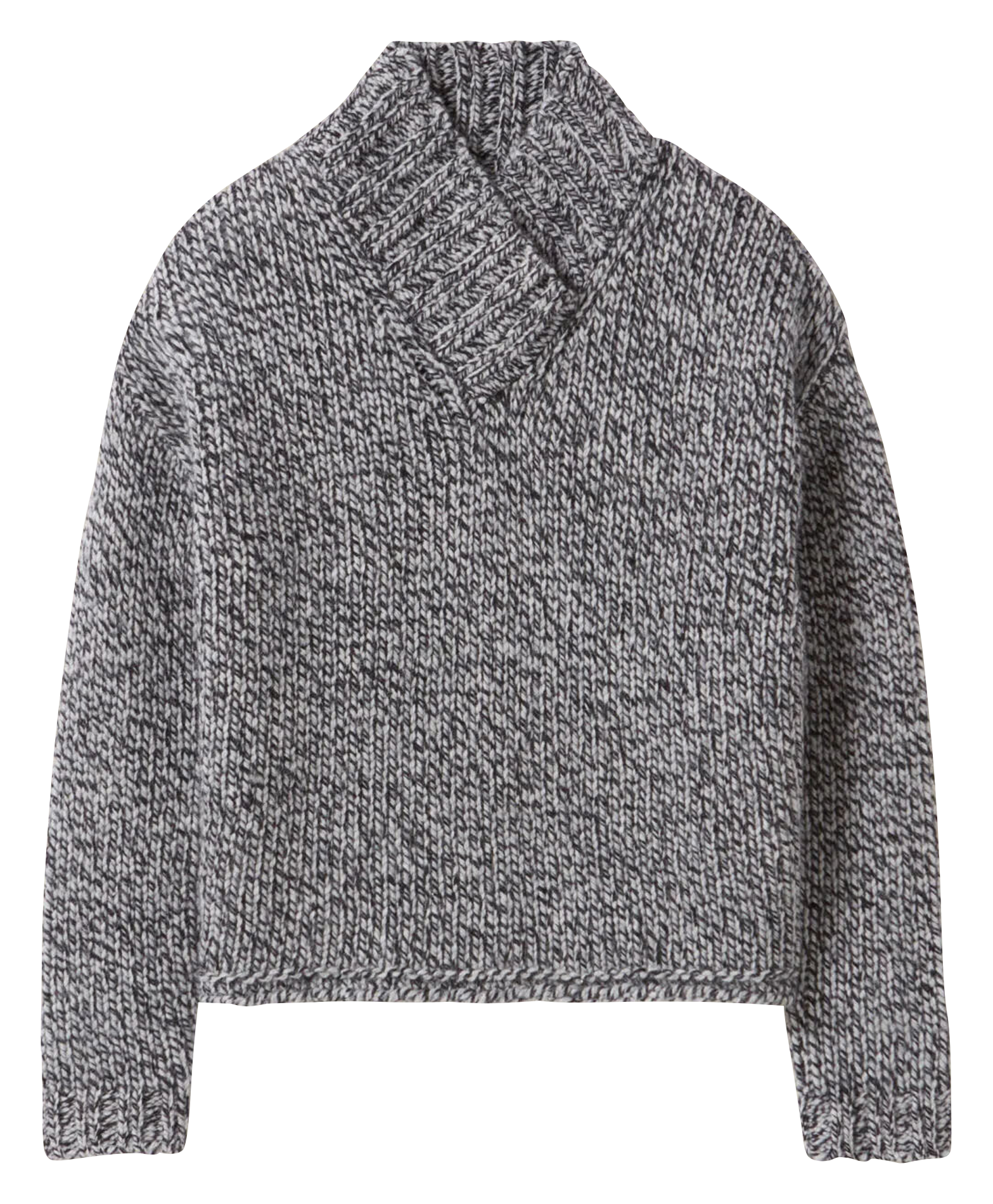 Pull grosse maille en laine mélangée CLAUDIE PIERLOT Gris