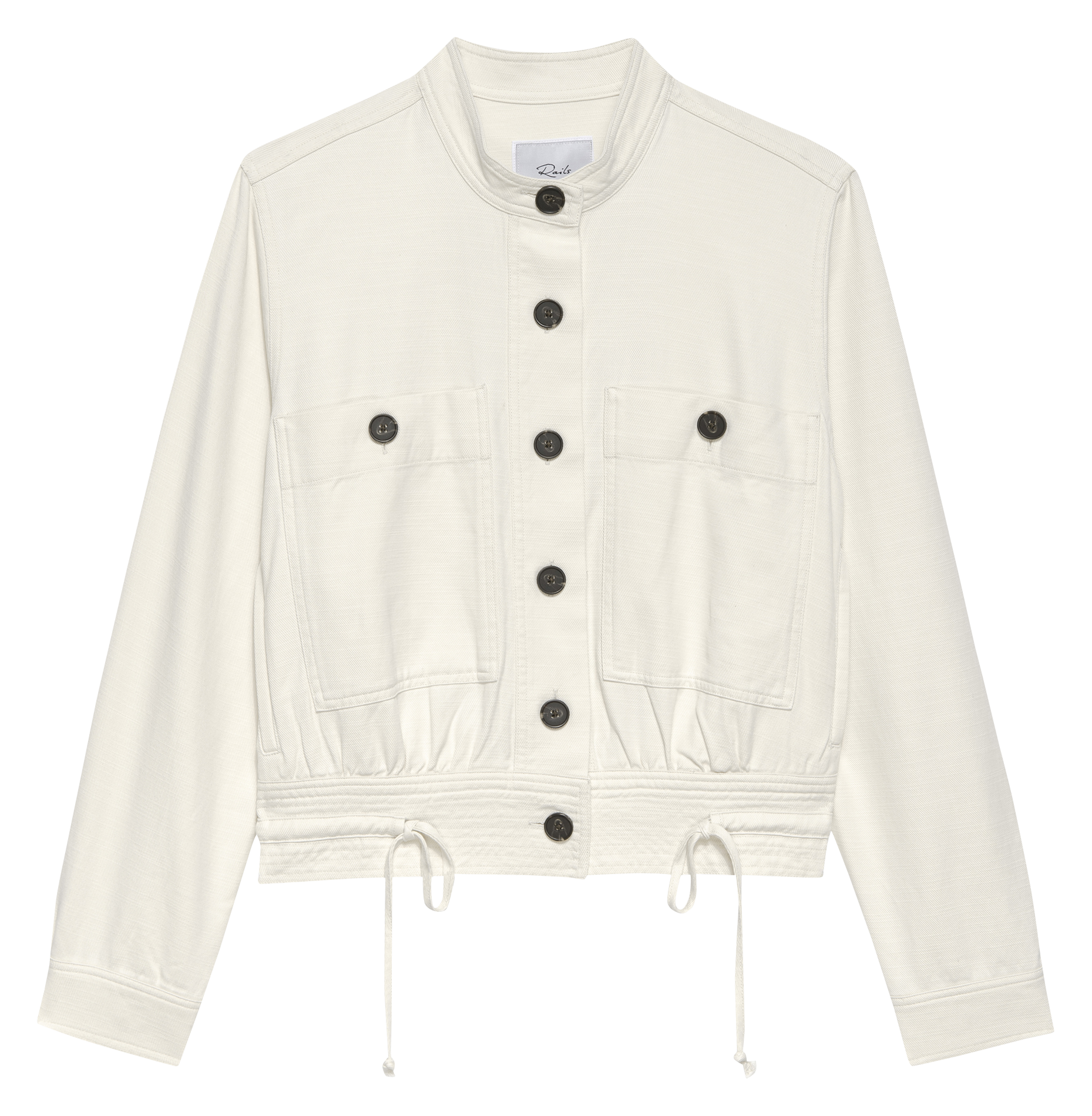 Cotton-blend jacket with Victorian collar RAILS Beige