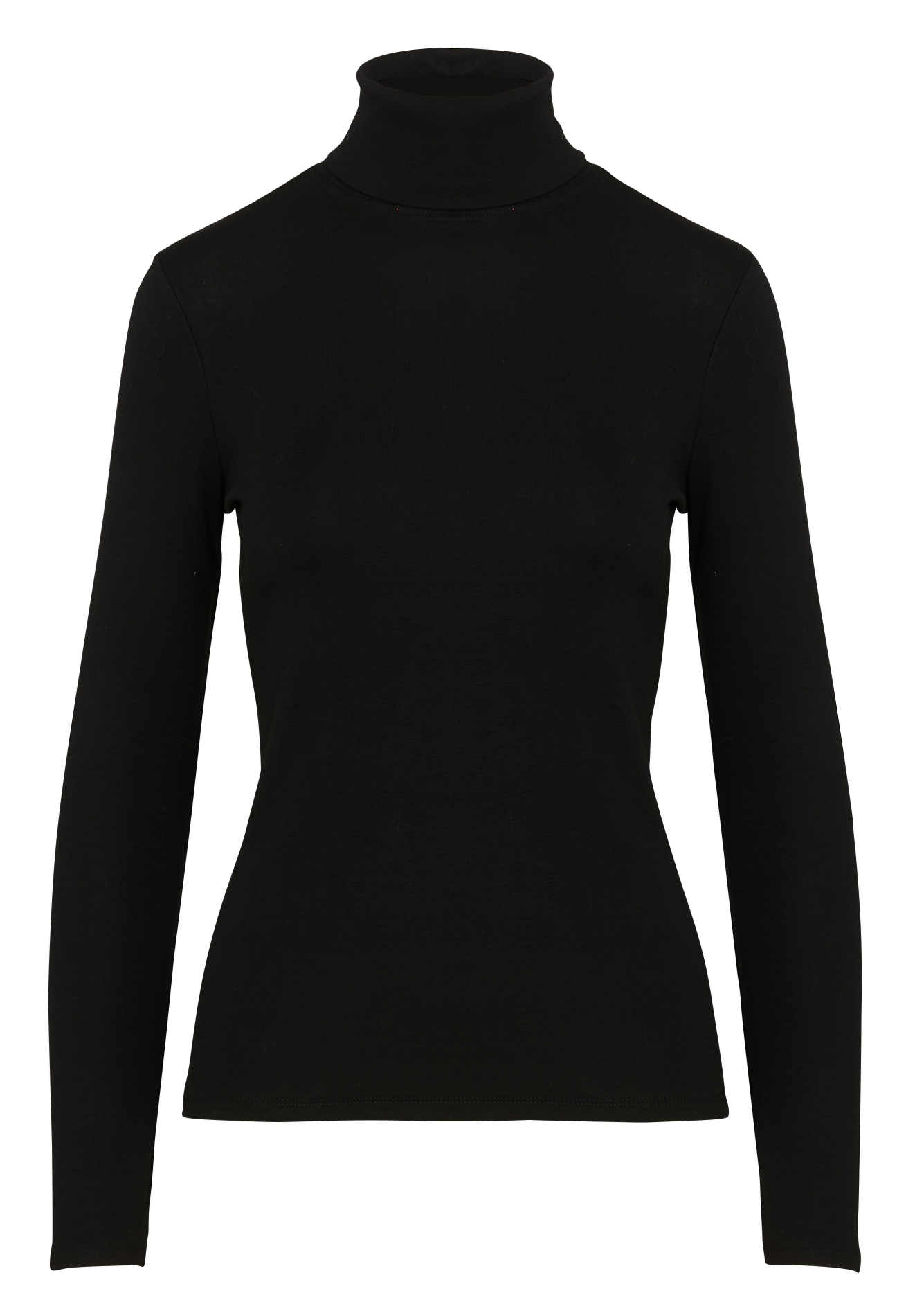 Cotton-blend turtleneck MAISON 123 Black
