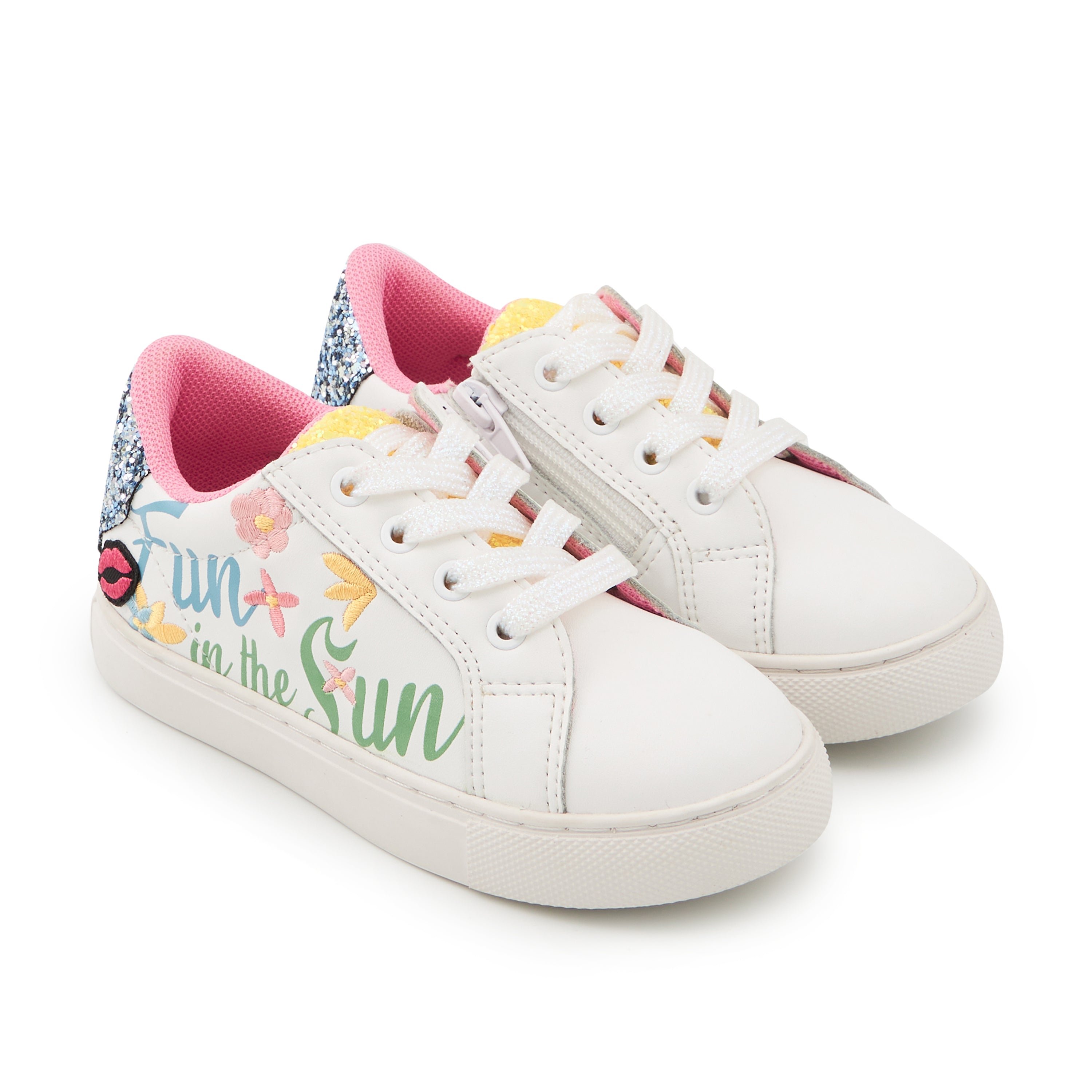 Leather sneakers BONS BAISERS PARIS White