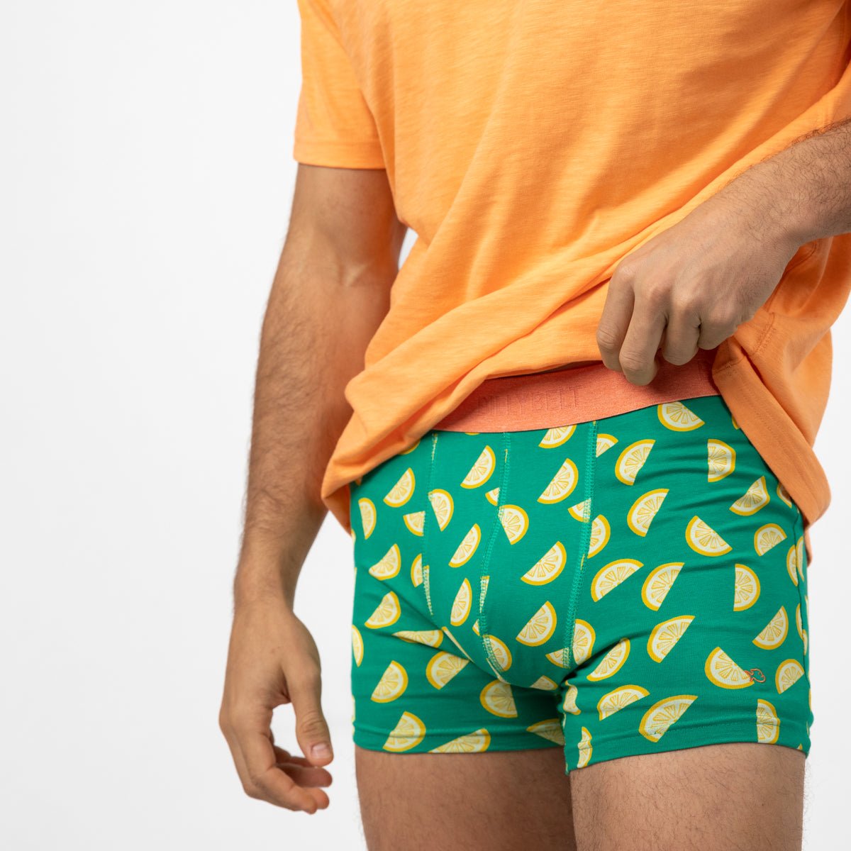 Organic cotton boxers BILLYBELT Green