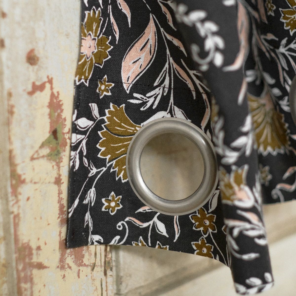 Plain cotton eyelet curtain TODAY LINGE DE MAISON Multicolored