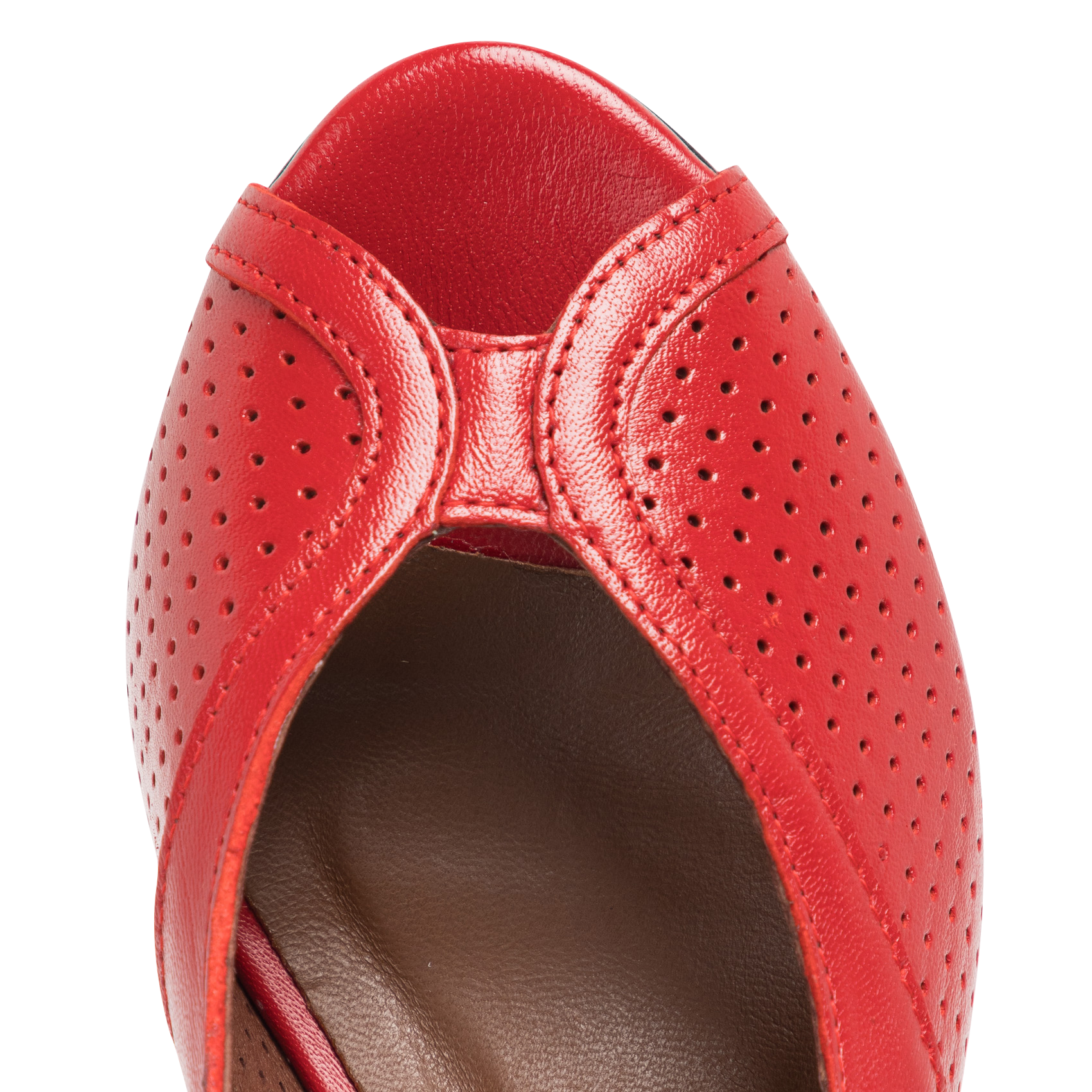 Escarpins en cuir ANONYMOUS COPENHAGEN Rouge