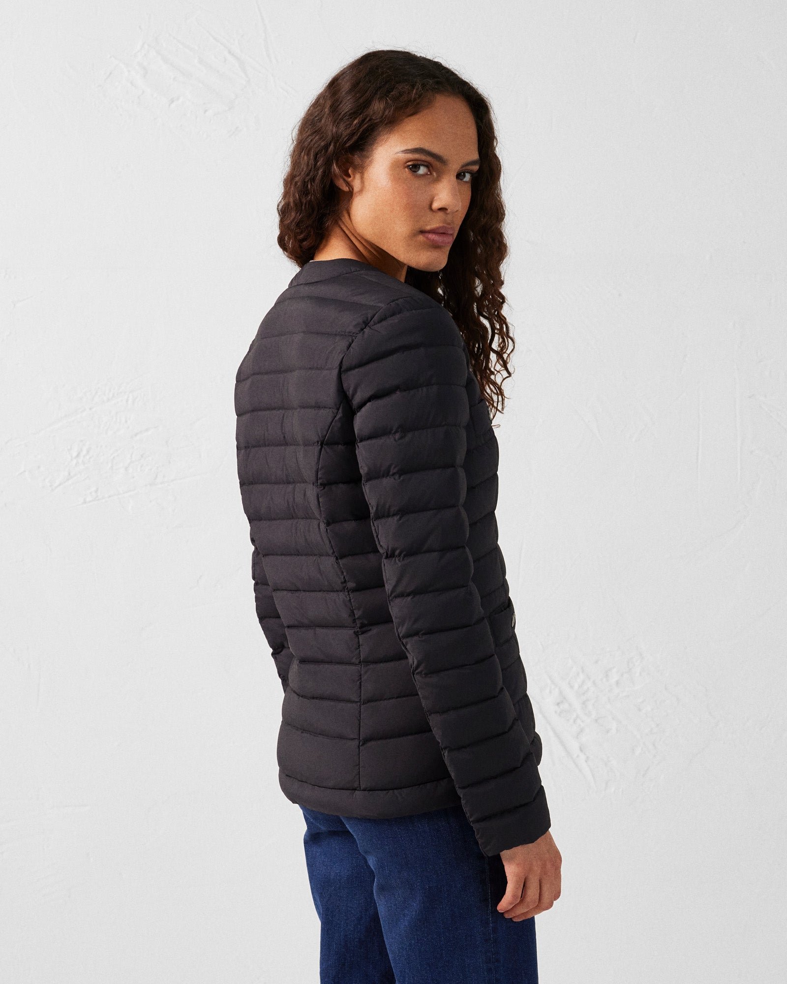 Lightweight stretch puffer jacket Ingrid JOTT Black
