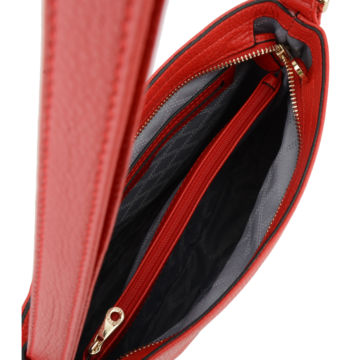 Red crossbody bag POURCHET Red
