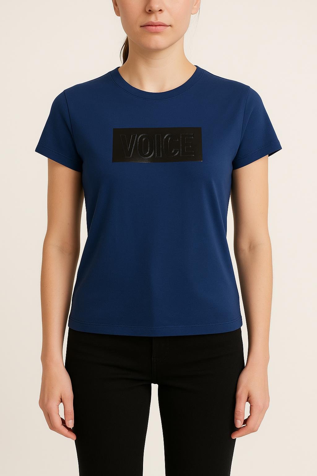 Tommy Badge T-shirt AGNES B. - Seconde Main Multicolored