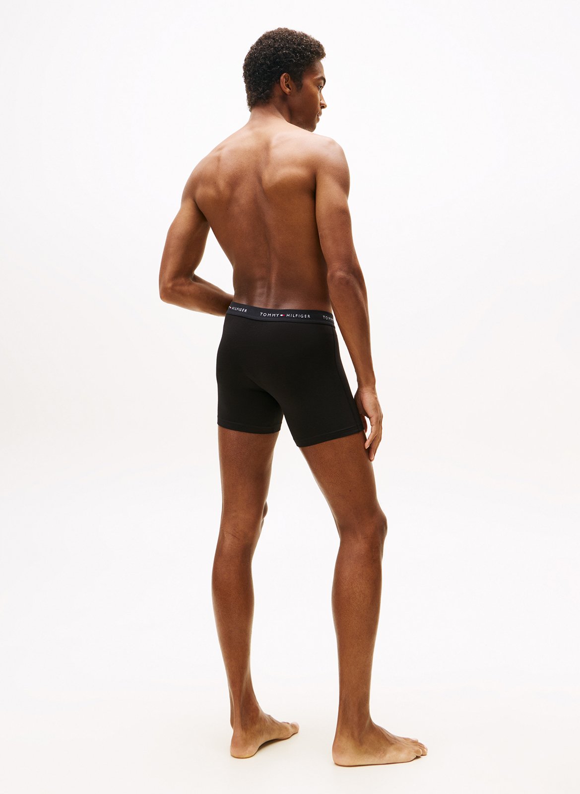 Setje met 3 boxershorts | katoenblend TOMMY HILFIGER Zwart