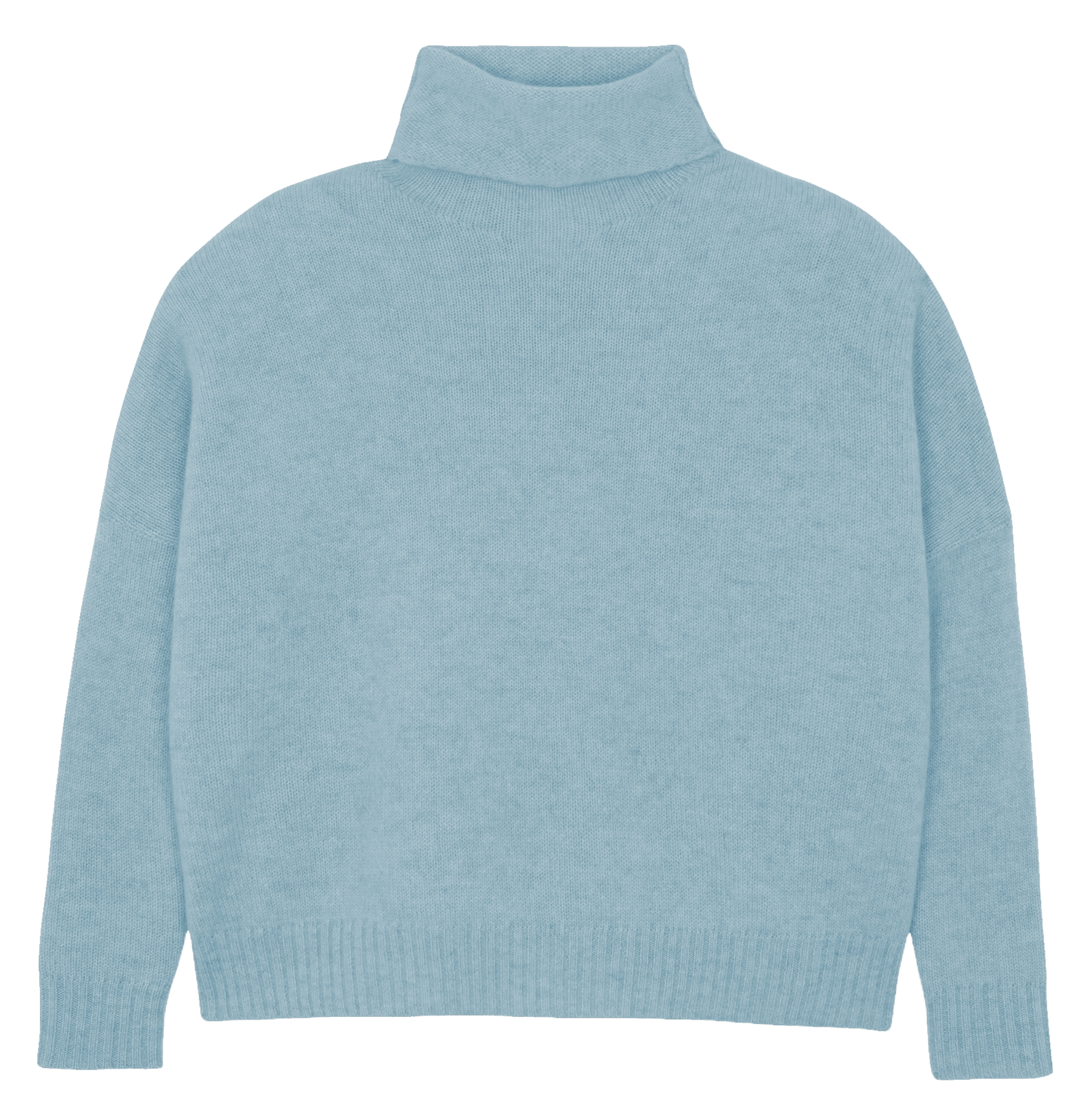 Pull col roulé en cachemire KUJTEN Bleu