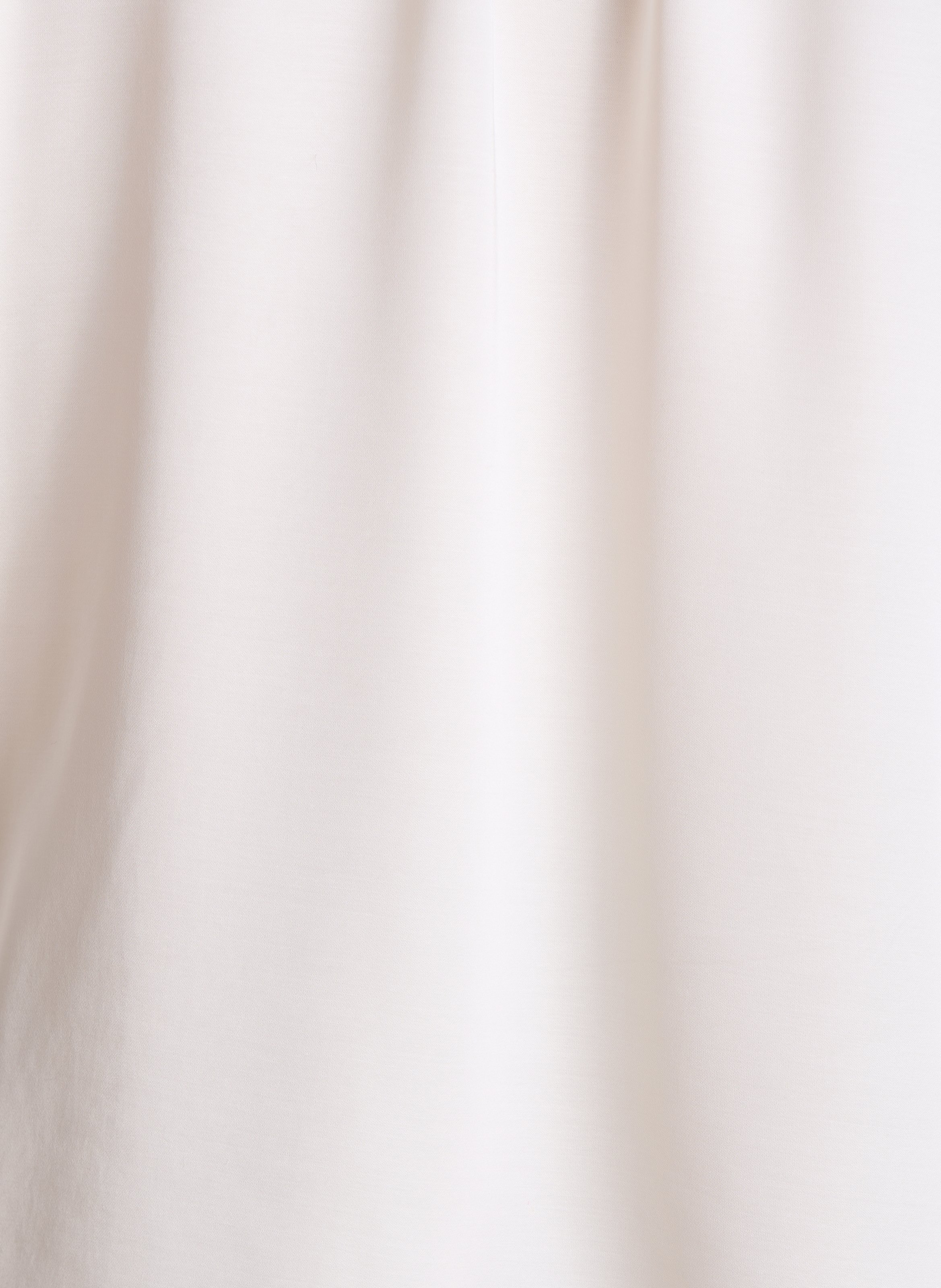 Loose-fitting plain round neck shirt LA FEE MARABOUTEE White