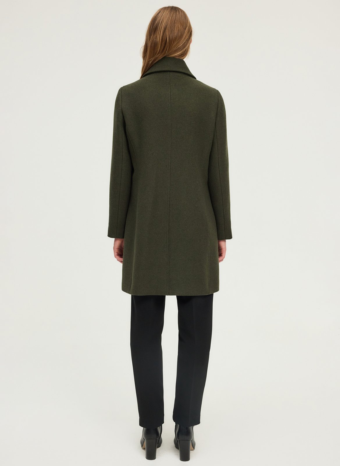 Alpaca wool coat  PABLO Khaki