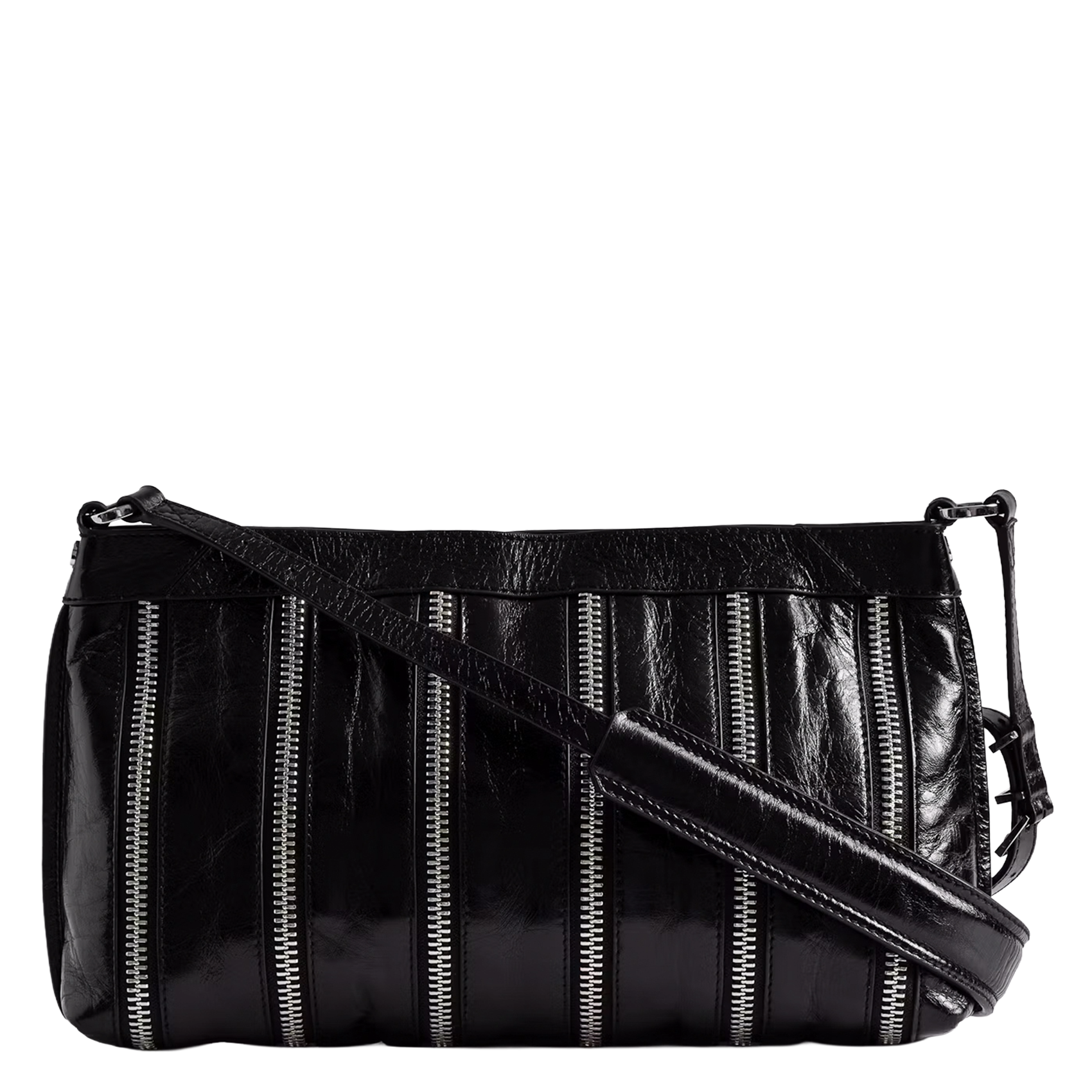 Leren clutch ZADIG&VOLTAIRE Zwart