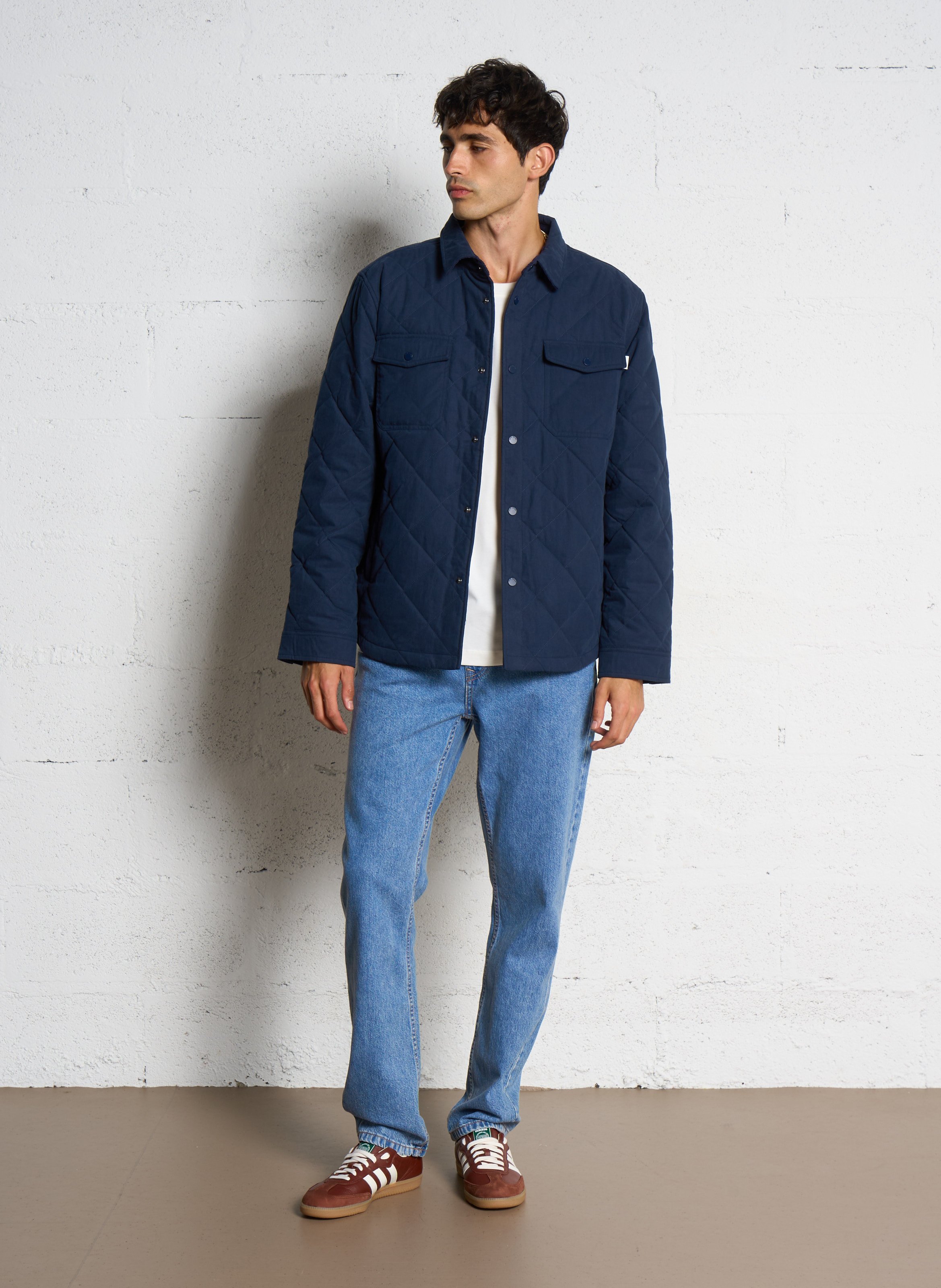 - Straight-leg jeans
- 5 pockets
- Straight cut
- Faded effect PEPE JEANS Blue