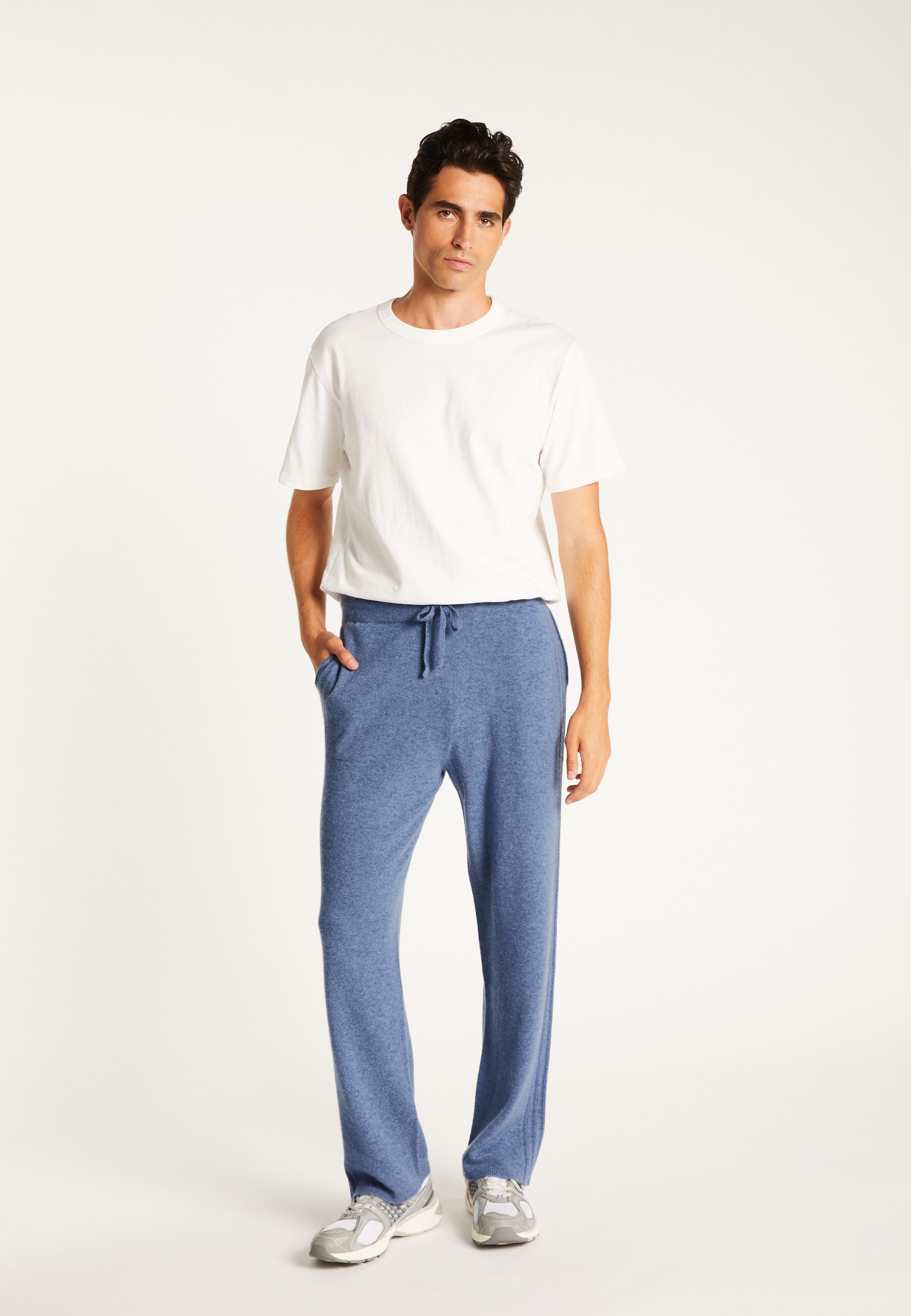 Cashmere pants MAISON MONTAGUT Blue