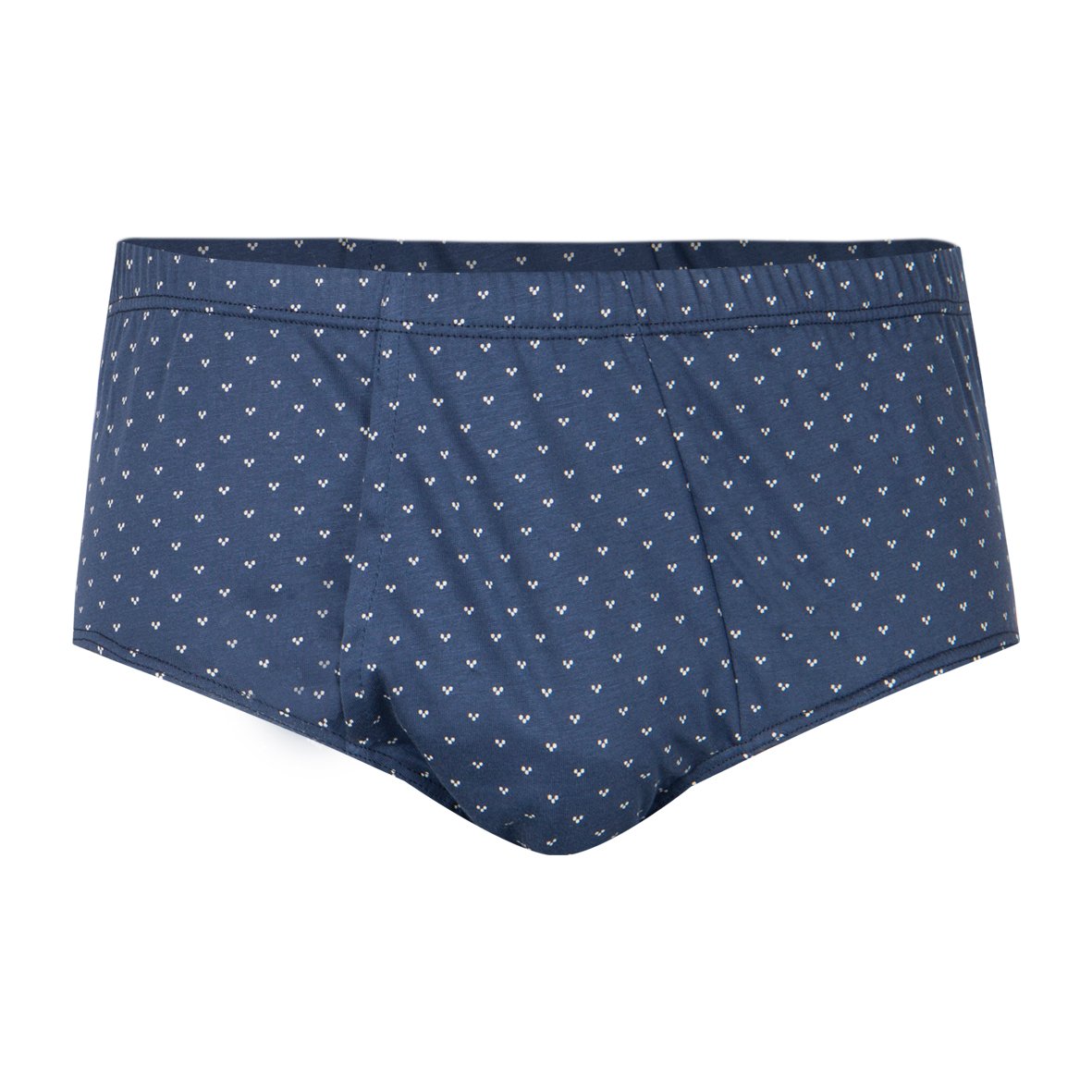 High-rise pattern open panties EMINENCE Blue