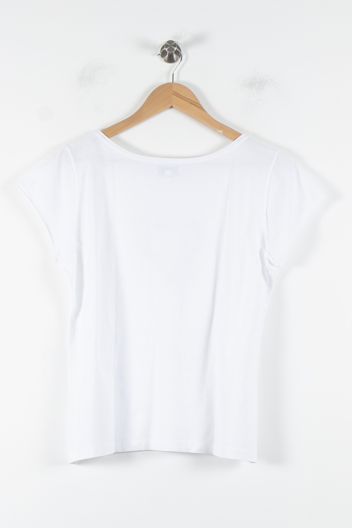 Tommy Badge T-shirt AGNES B. - Seconde Main White