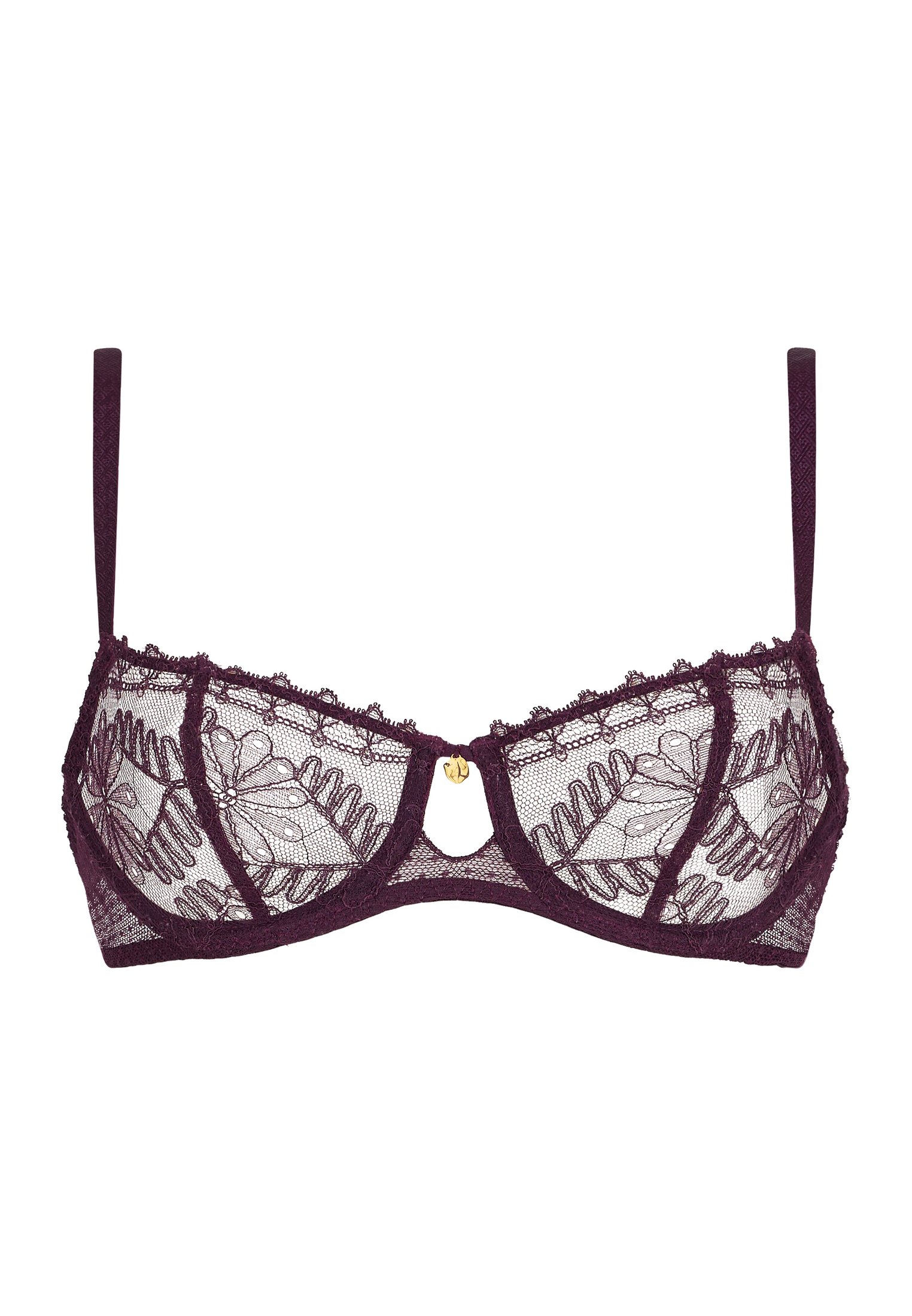 Underwired demi-cup bra AUBADE Beige