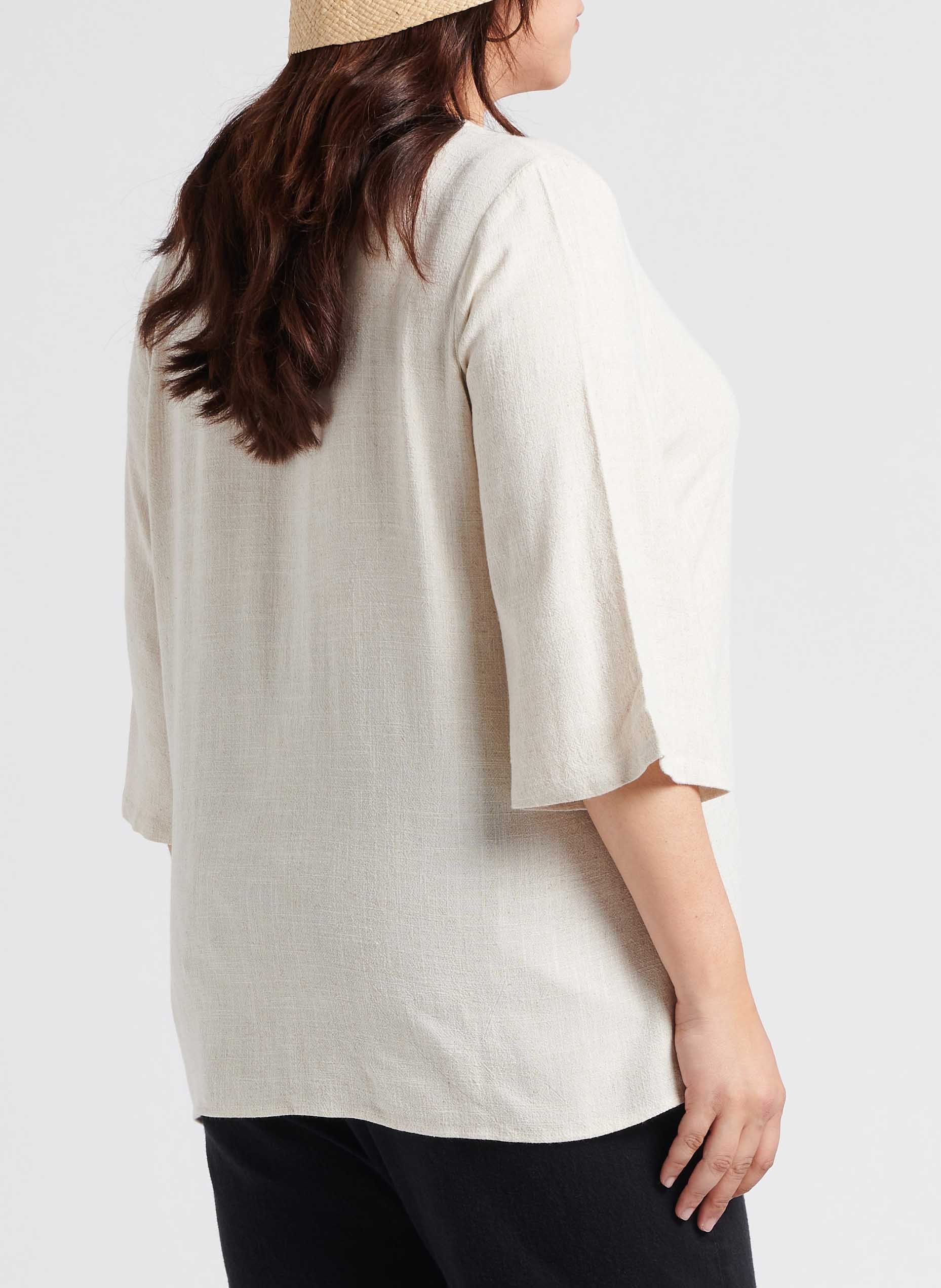 Top col V  EVOKED Beige