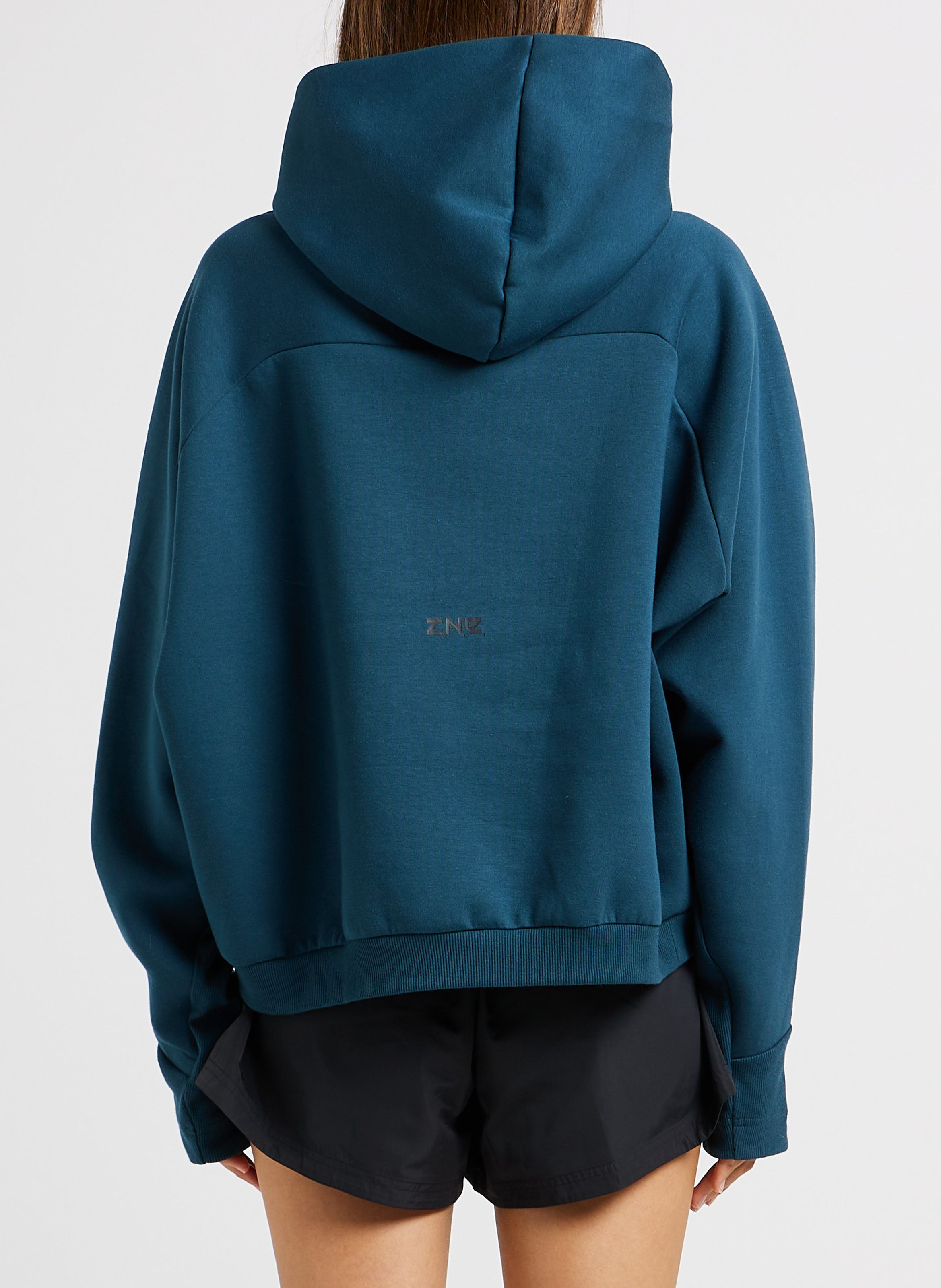 Kapuzenjacke mit Rundhalskragen ADIDAS Blau