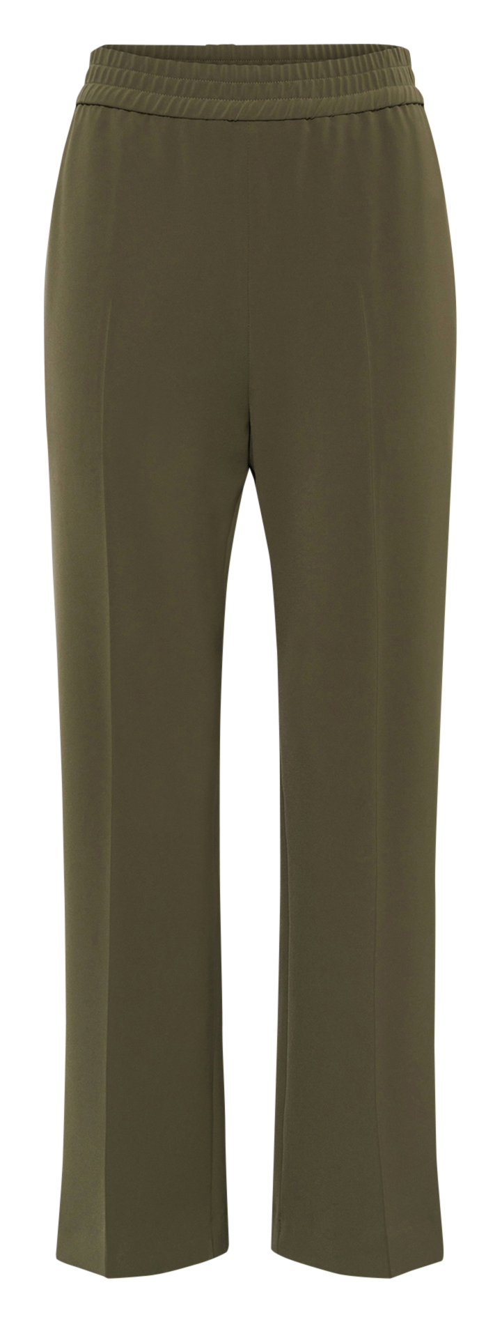 Gerade geschnittene, fließende Hose mit hohem Bund GERARD DAREL Khaki