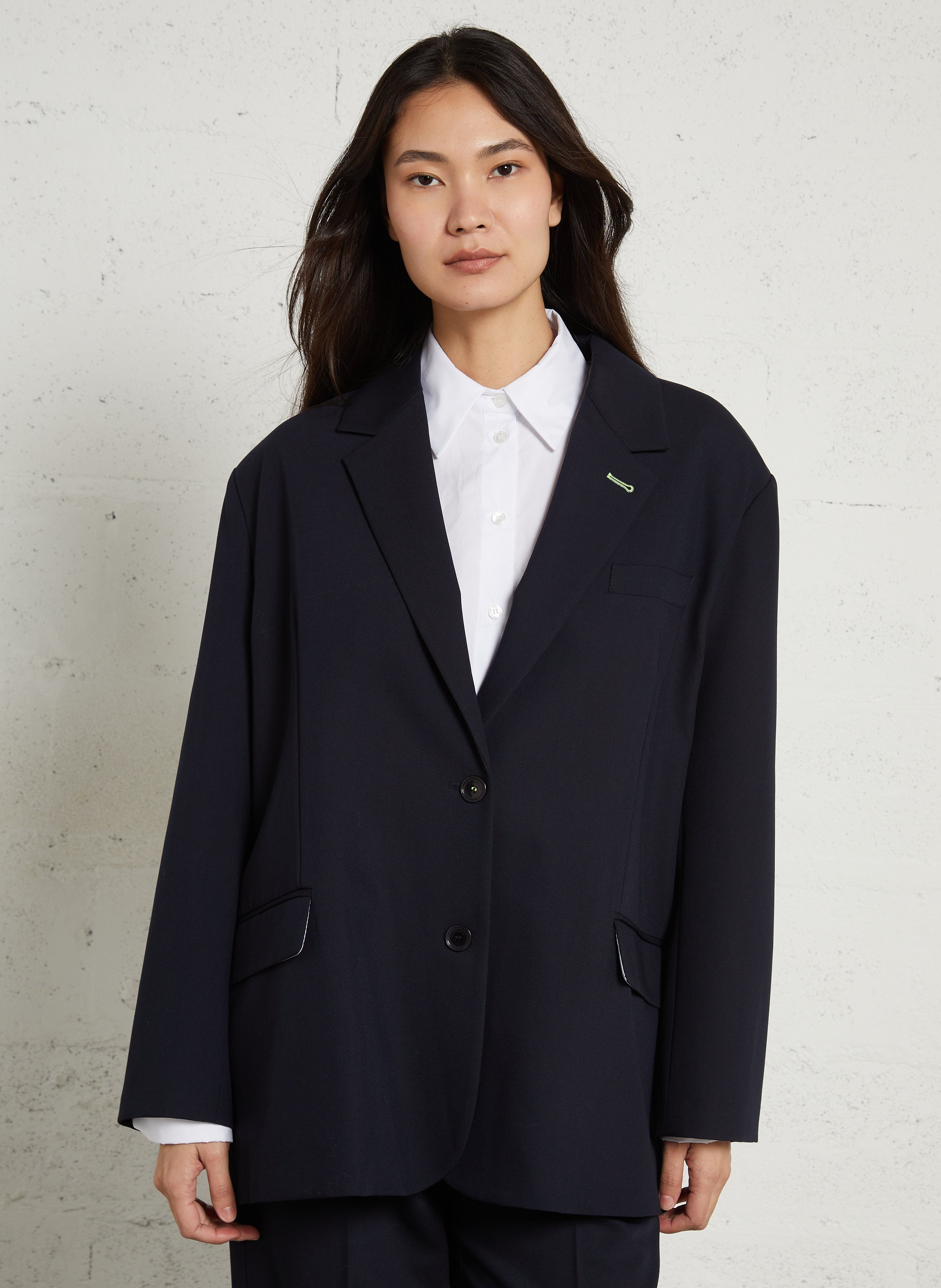 Oversize-Jacke mit Reverskragen IMPERIAL Blau