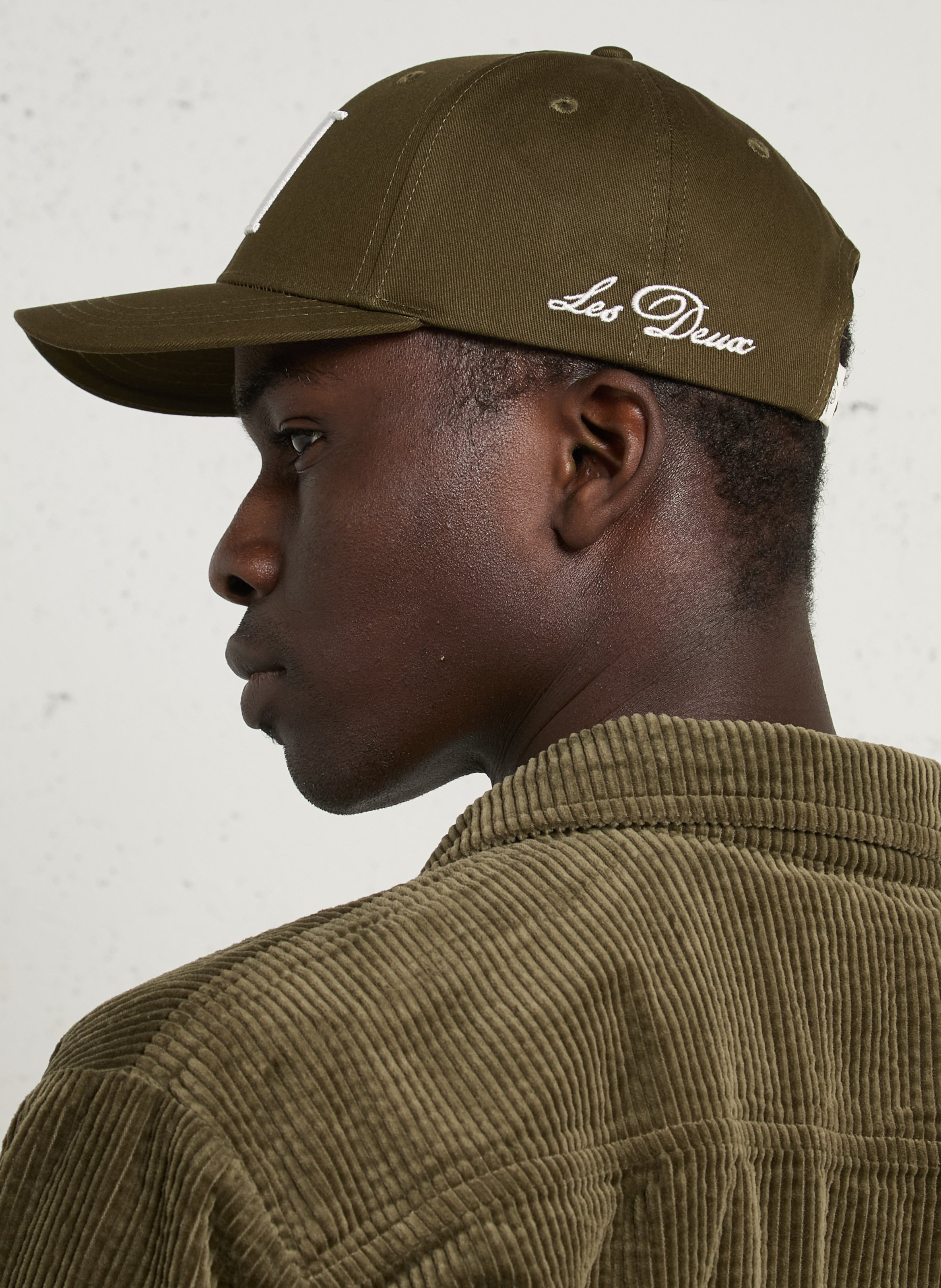 Organic cotton cap LES DEUX Khaki