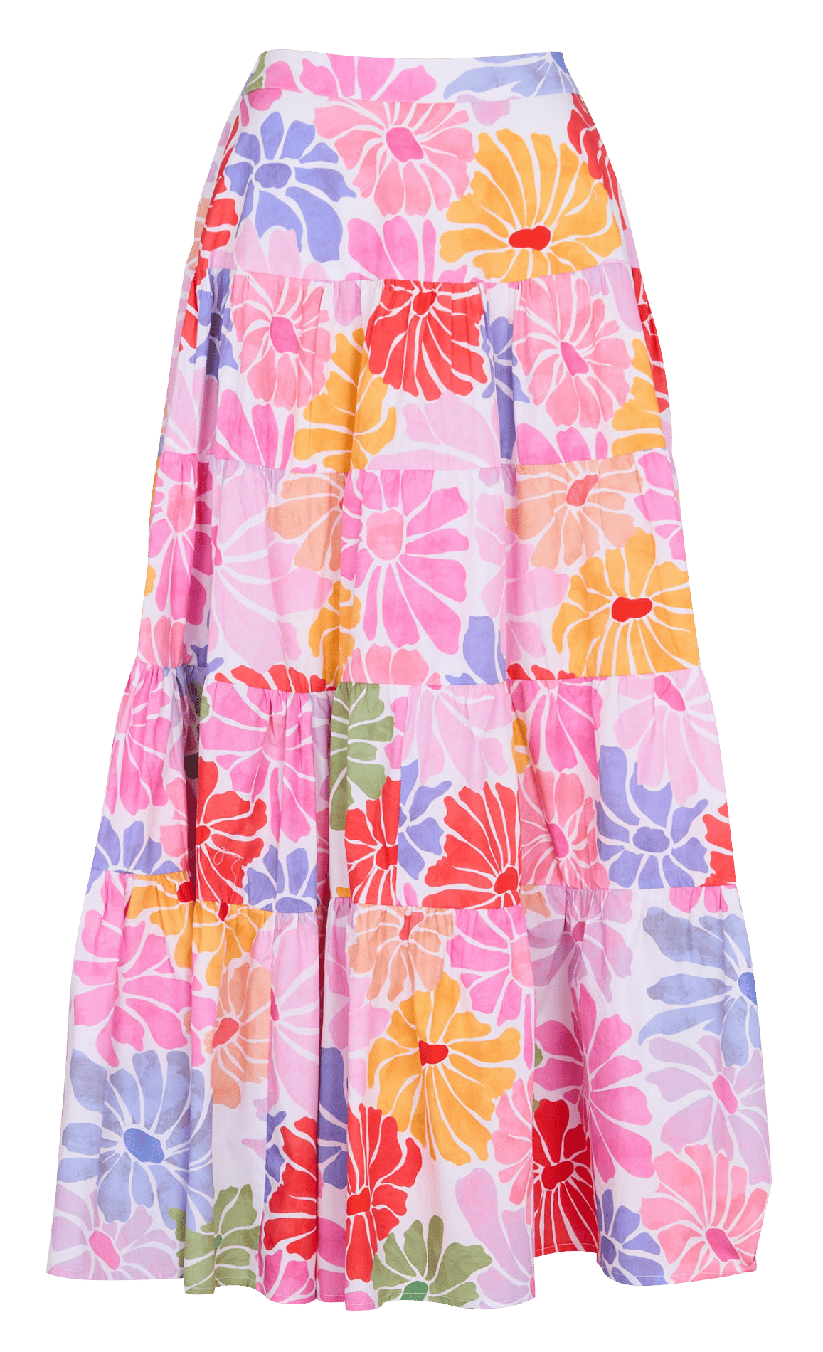 Falda larga evasé SUNDRESS Multicolor