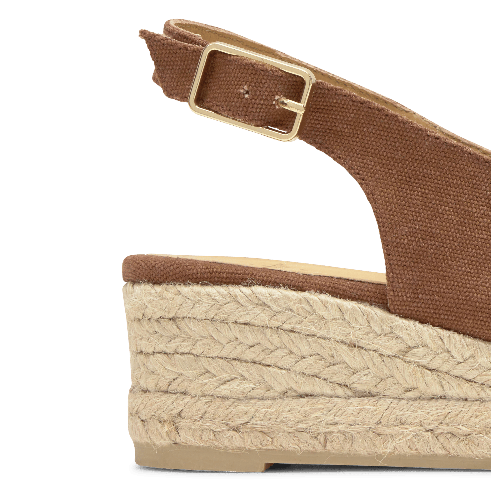 Wedge heel sandals CASTANER Brown
