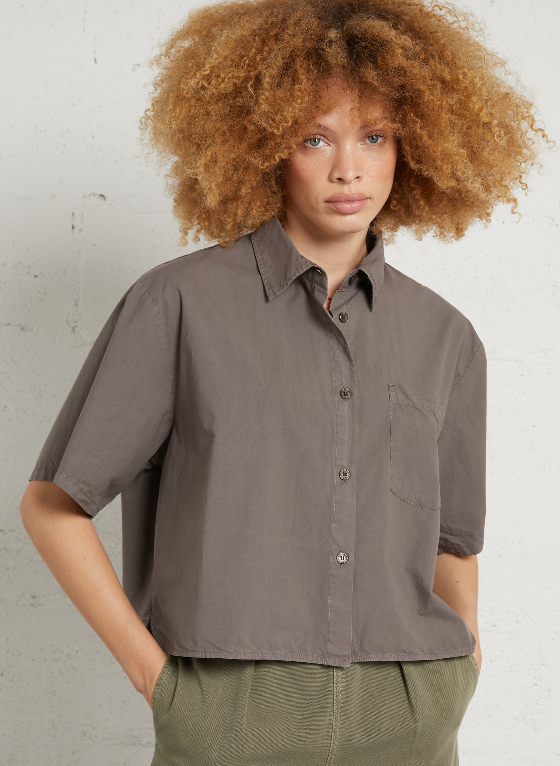 Chemise ample en coton bio AMERICAN VINTAGE