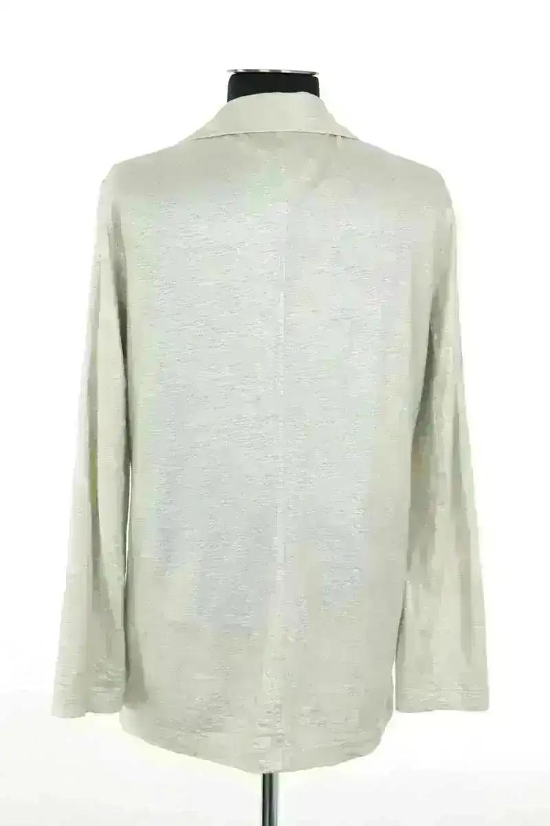 Blazer MAJESTIC FILATURES - SECONDE MAIN Argent