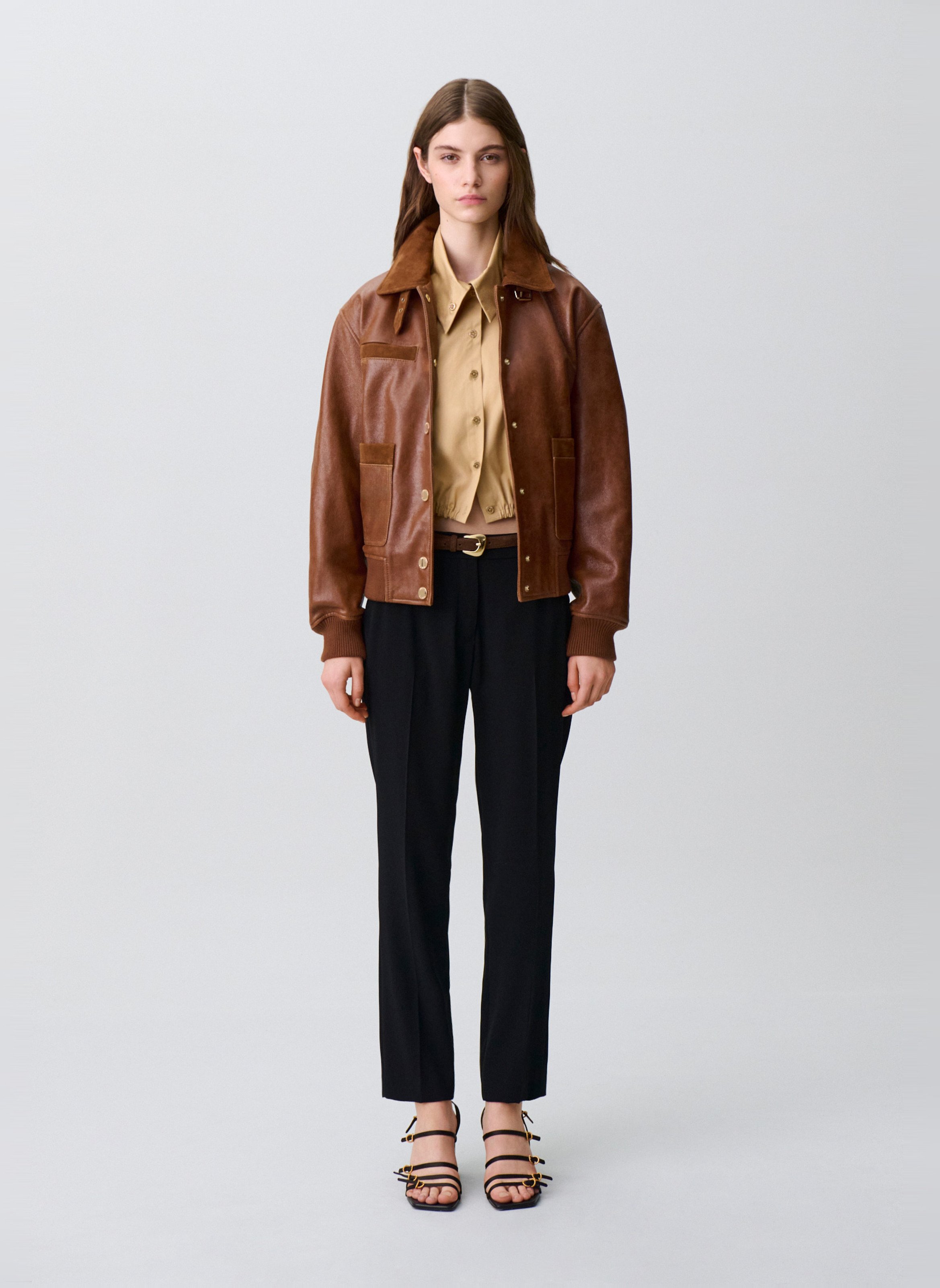 Straight-leg pants CLAUDIE PIERLOT Black