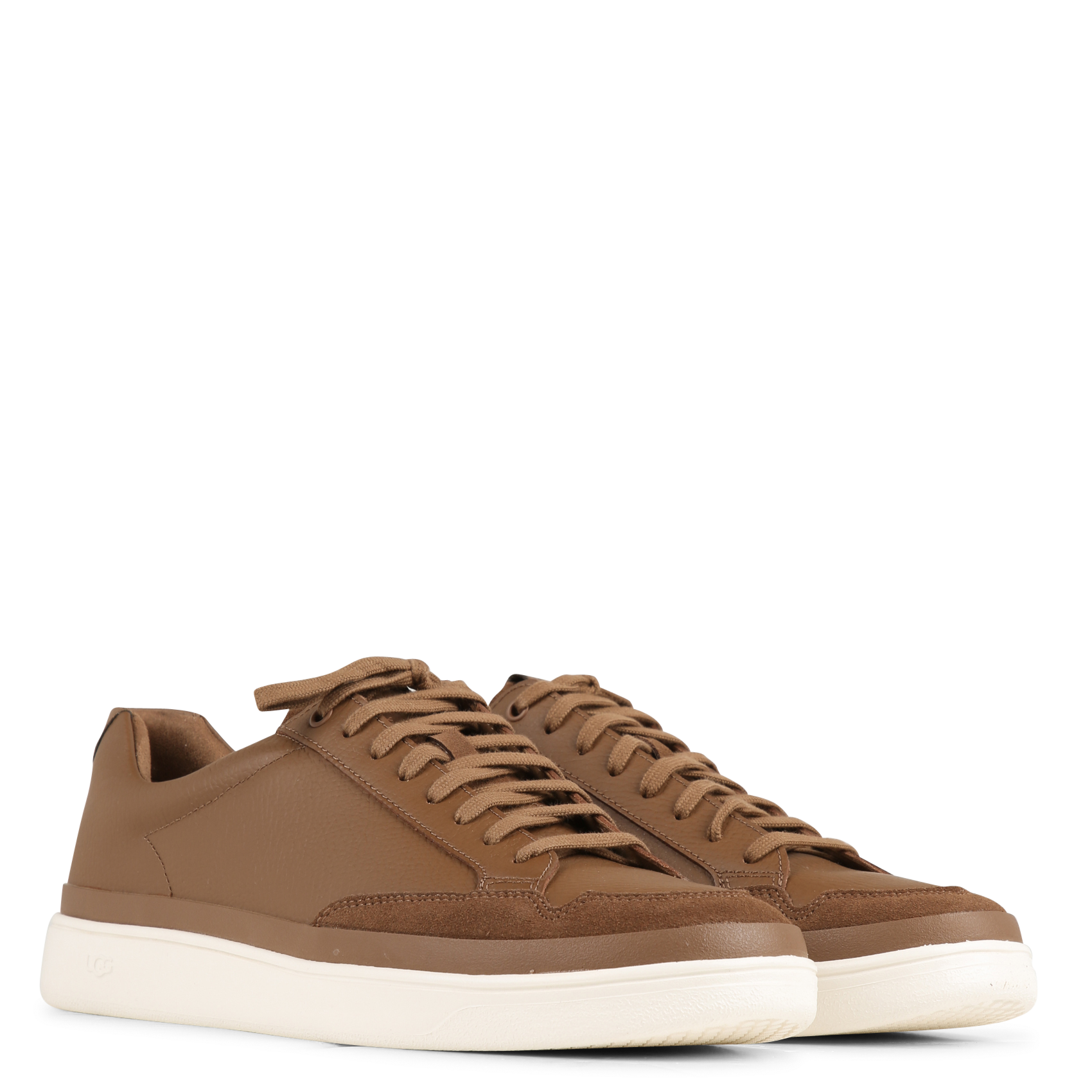 Baskets basses en cuir UGG Marron