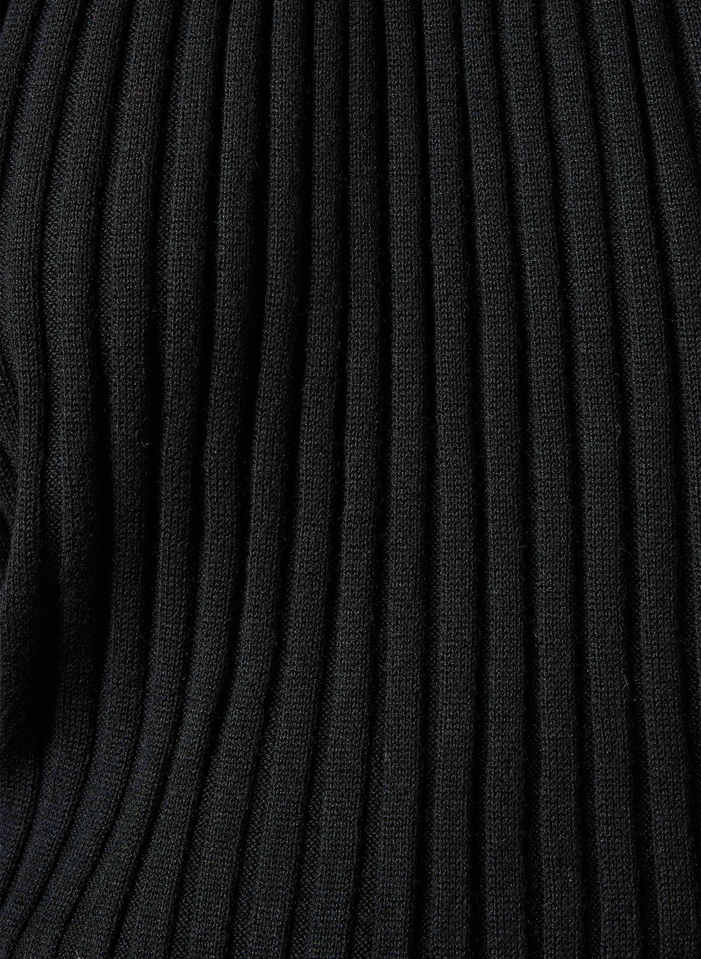 Pull en maille à manches chauve-souris LA FEE MARABOUTEE Noir