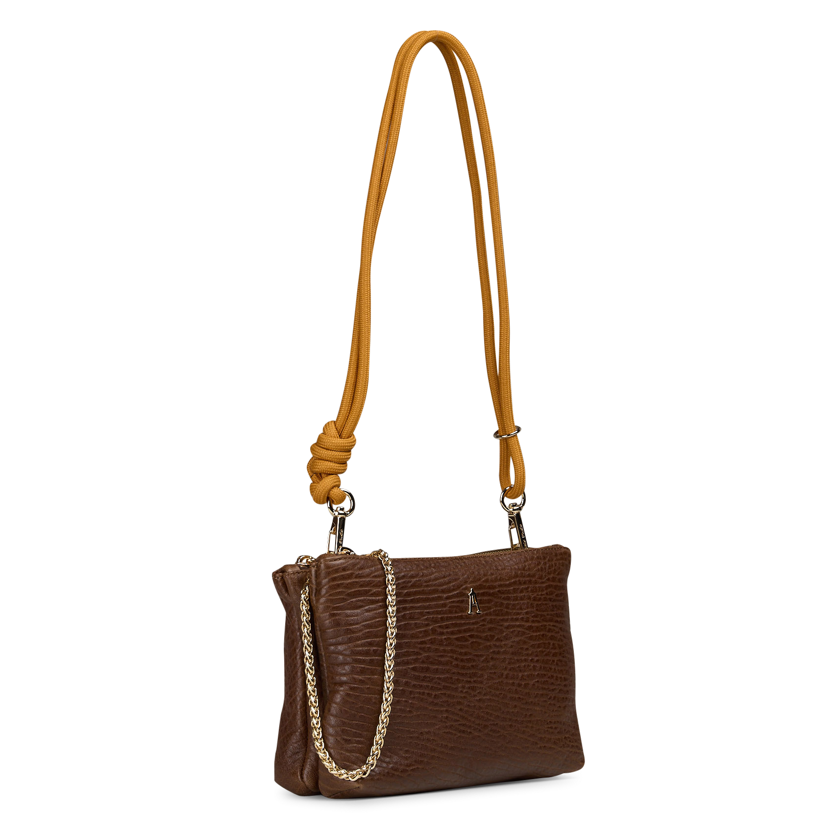 Dori leather shoulder bag CRAIE STUDIO Brown