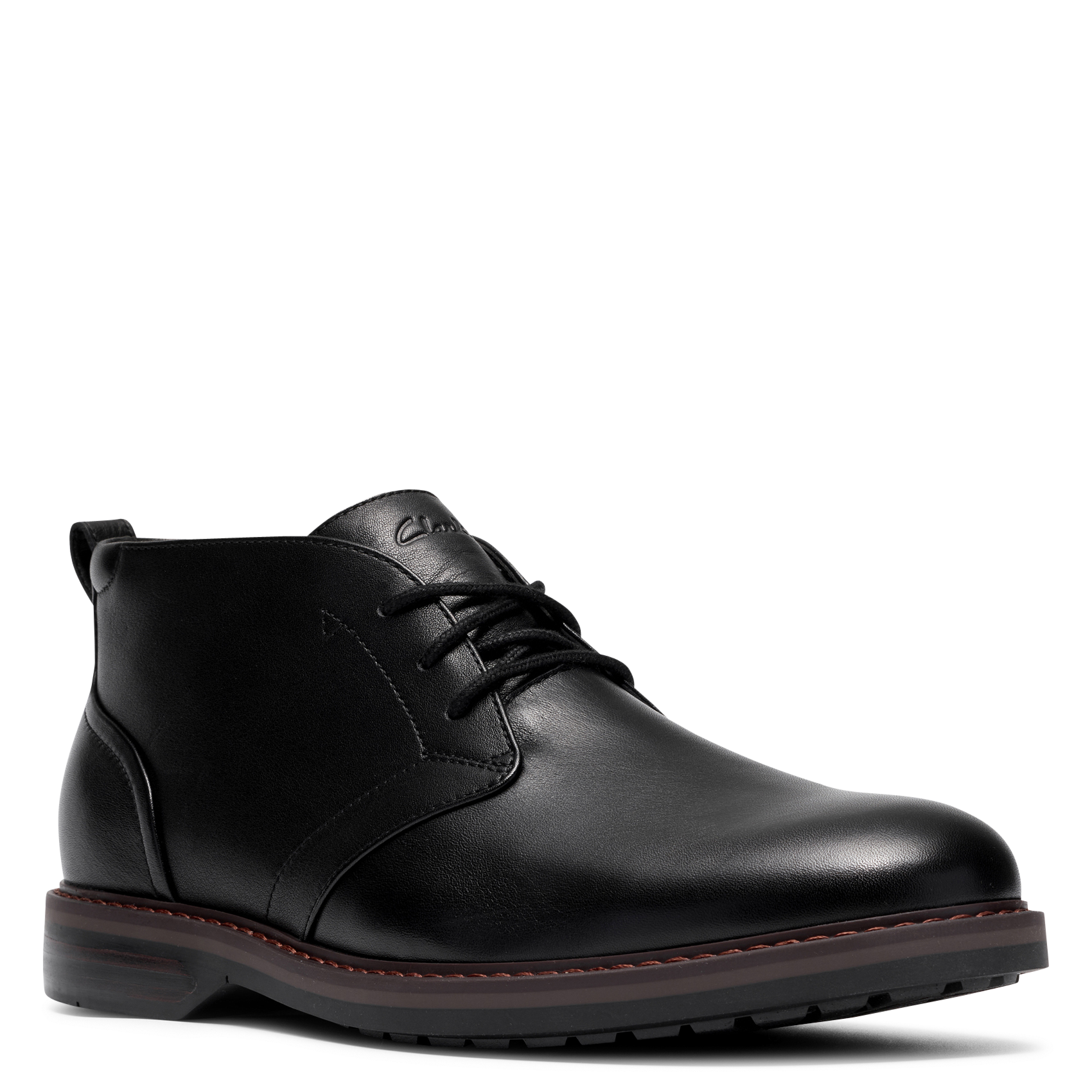 Bottines à lacets en cuir CLARKS Noir