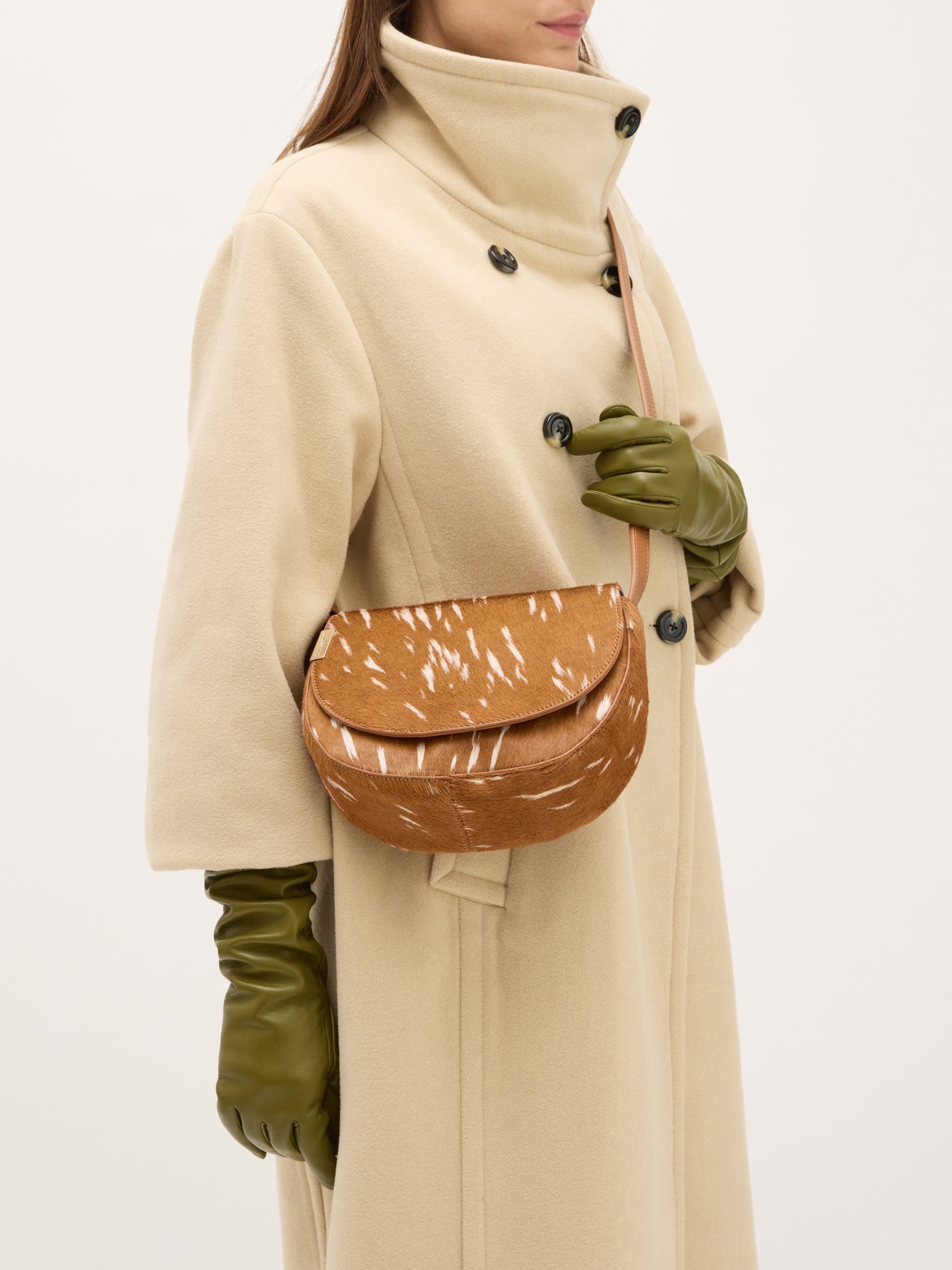 Flap shoulder bag VANESSA WU Orange